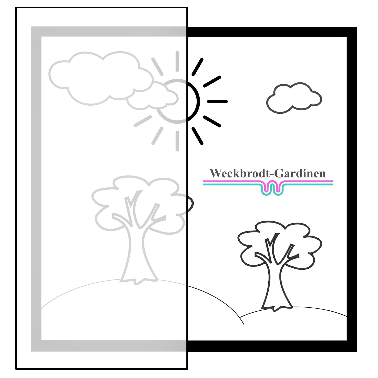 Thumbnail - Weckbrodt Scheibengardine "Mara" Stangendurchzug 1 Stk. tlg. Bistro, Gardine, Store, floral