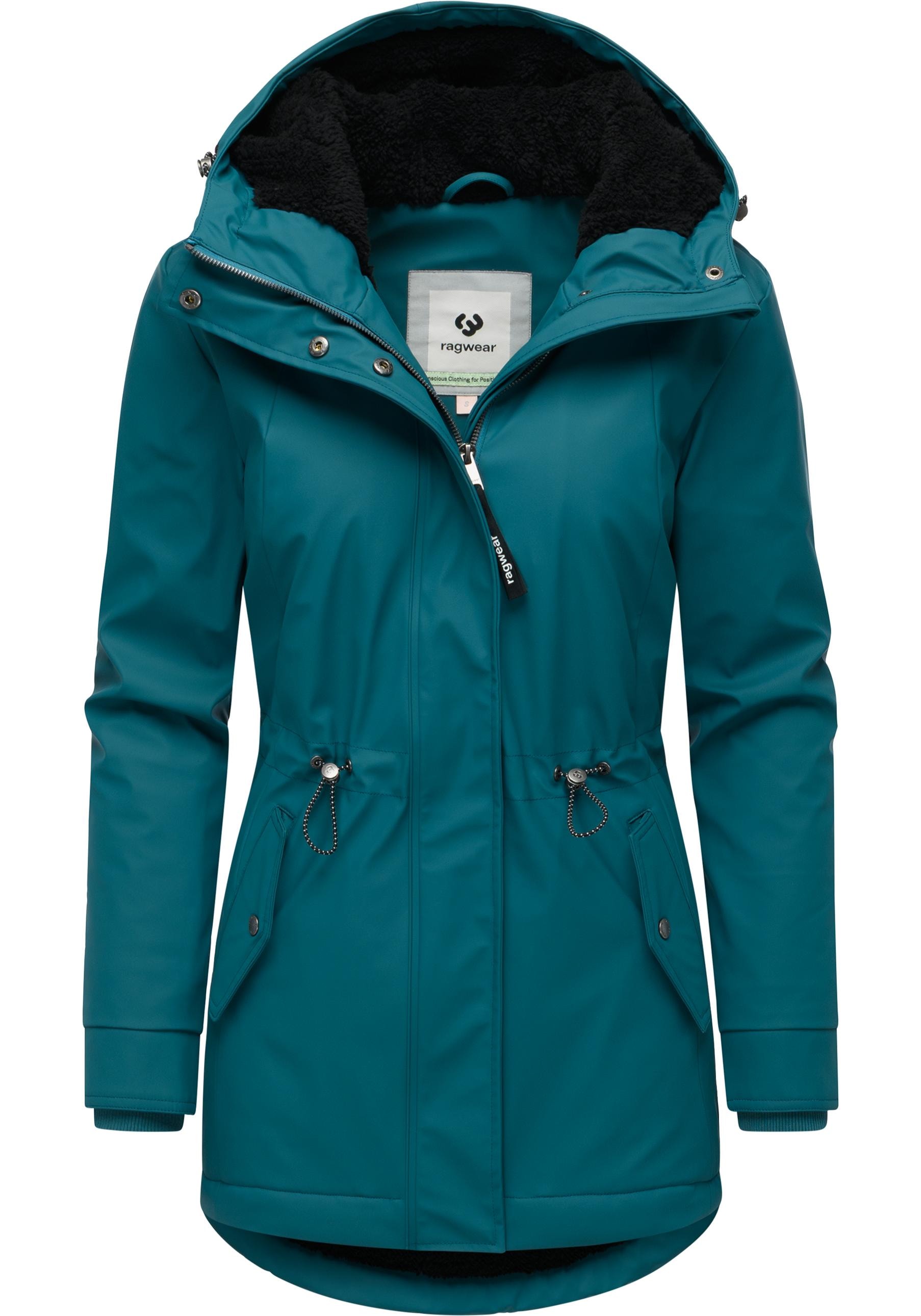 Ragwear Funktionsjacke »Monadis Rainy Warm«, mit Kapuze, Gefütterte Übergangsjacke mit Kapuze