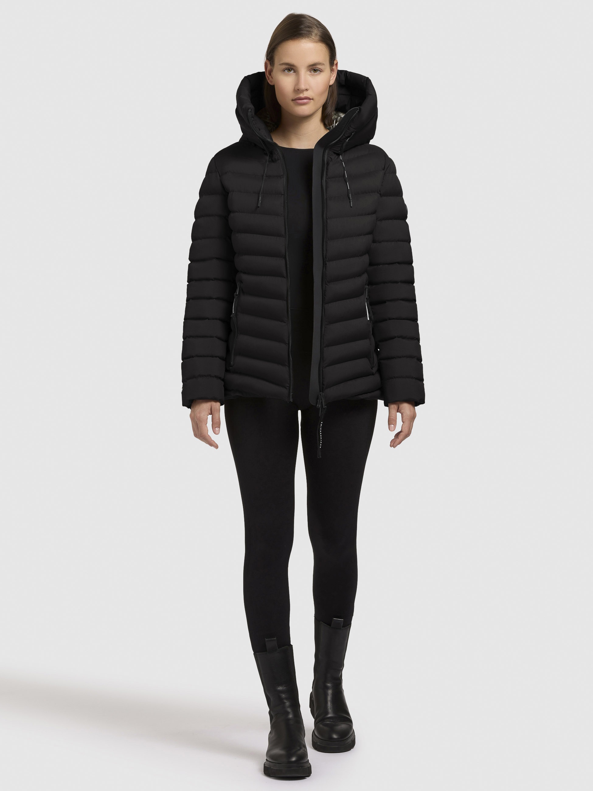 khujo Steppjacke »PACE« mit Kapuze