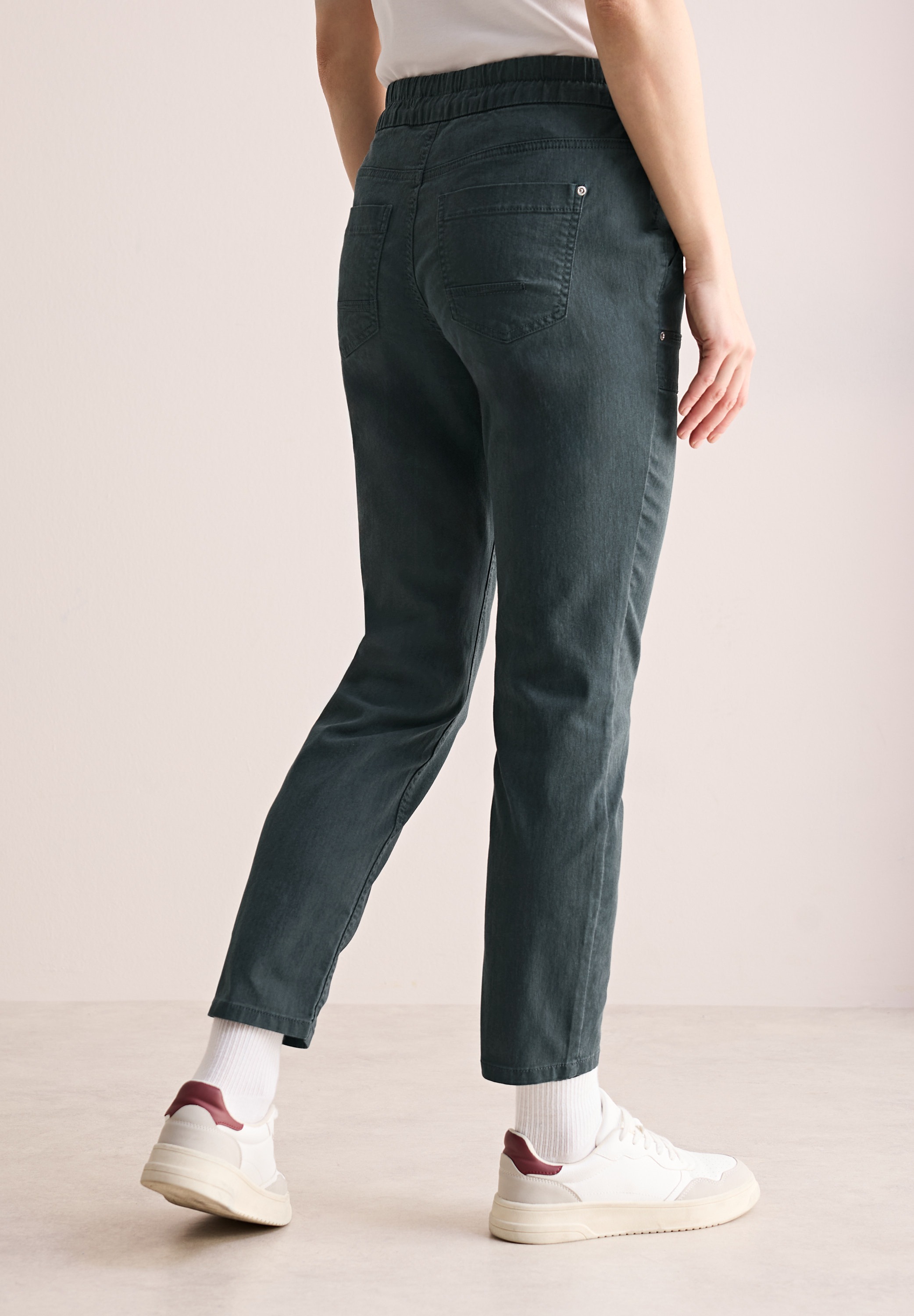 Cecil Stoffhose, Middle Waist günstig online kaufen