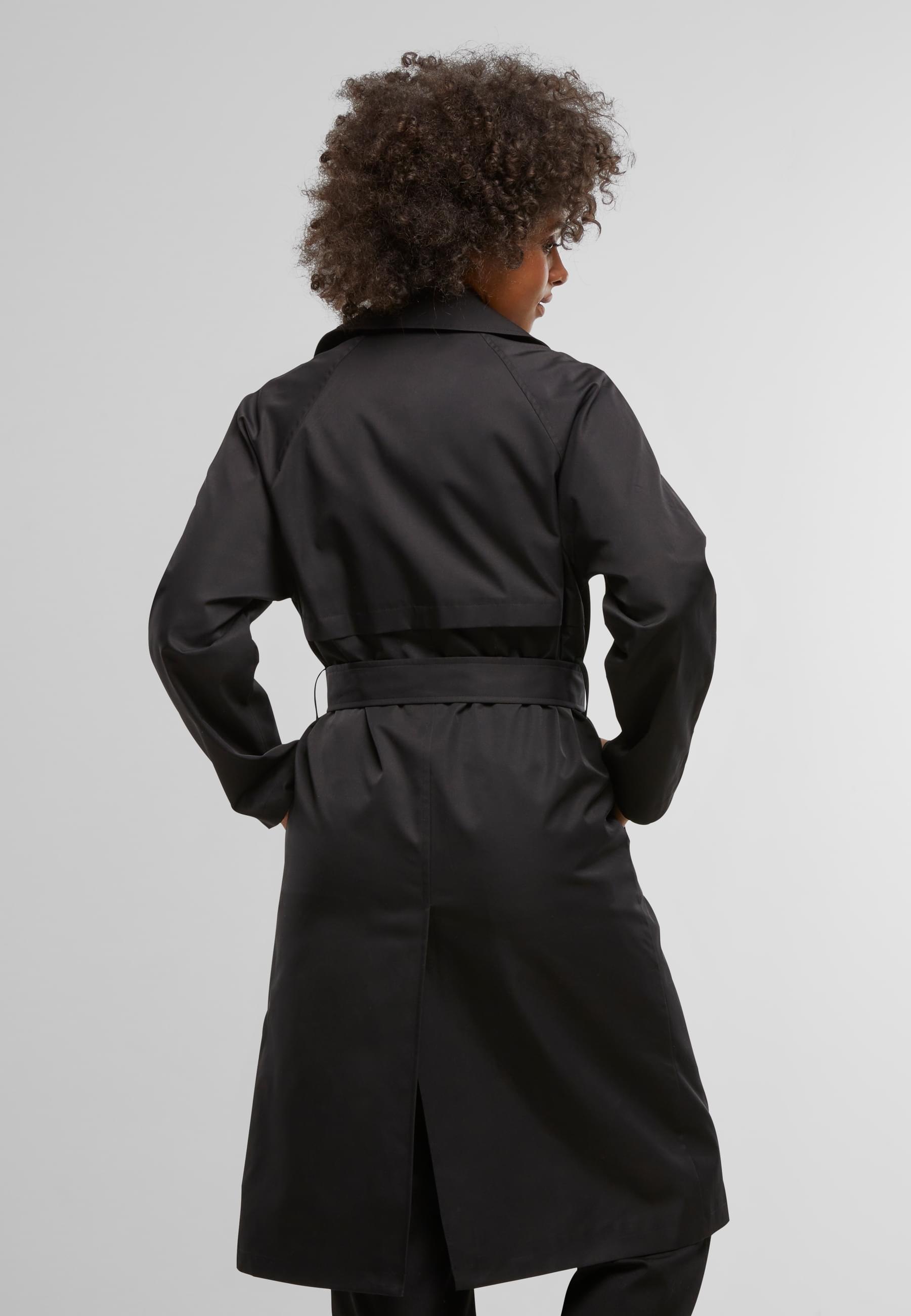 URBAN CLASSICS Winterjacke »Urban Classics Ladies Trenchcoat«, (1 St.), ohne Kapuze
