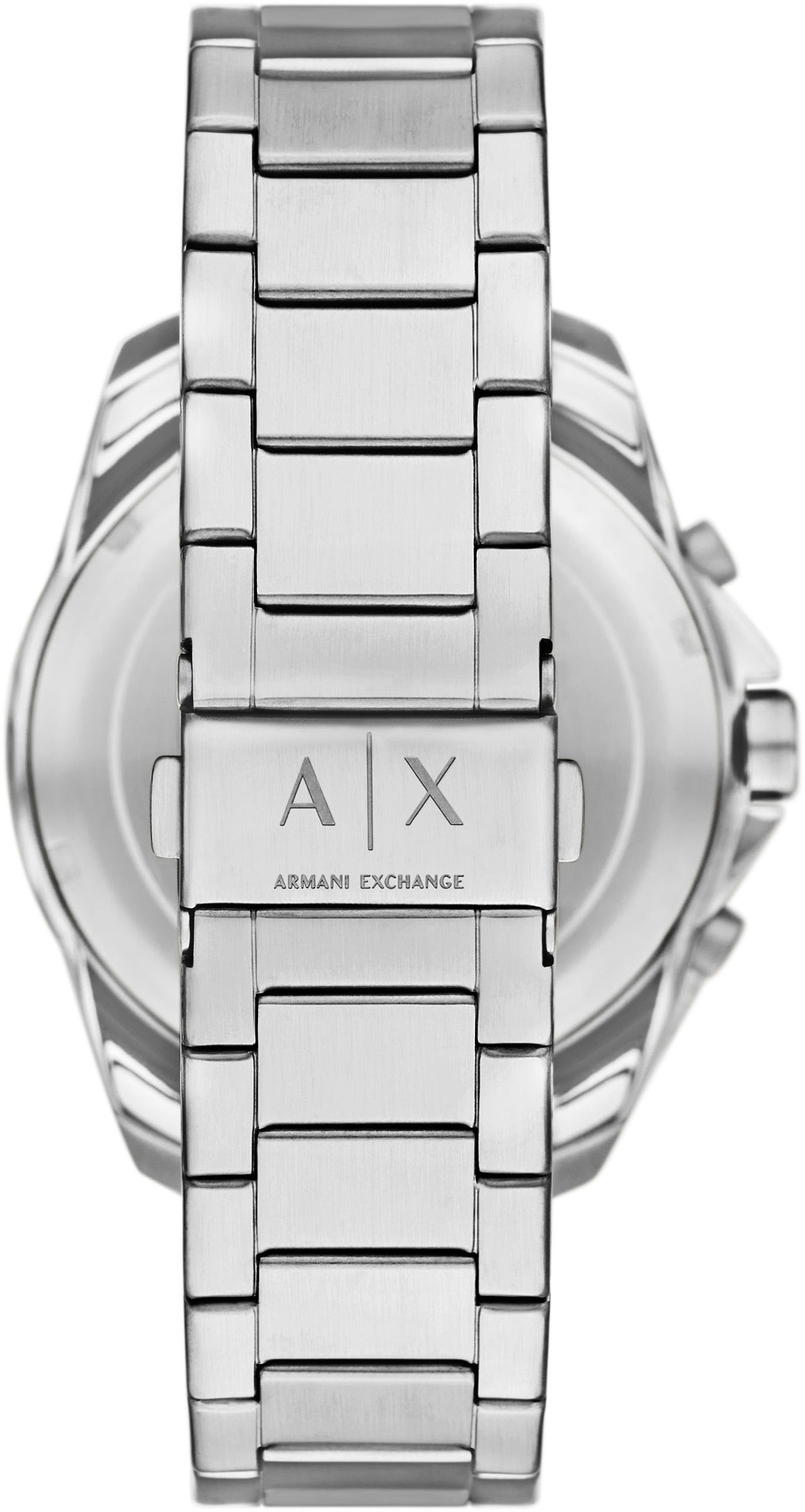 ARMANI EXCHANGE Chronograph, Quarzuhr, Armbanduhr, Herrenuhr, Edelstahlarmband, analog, Tag