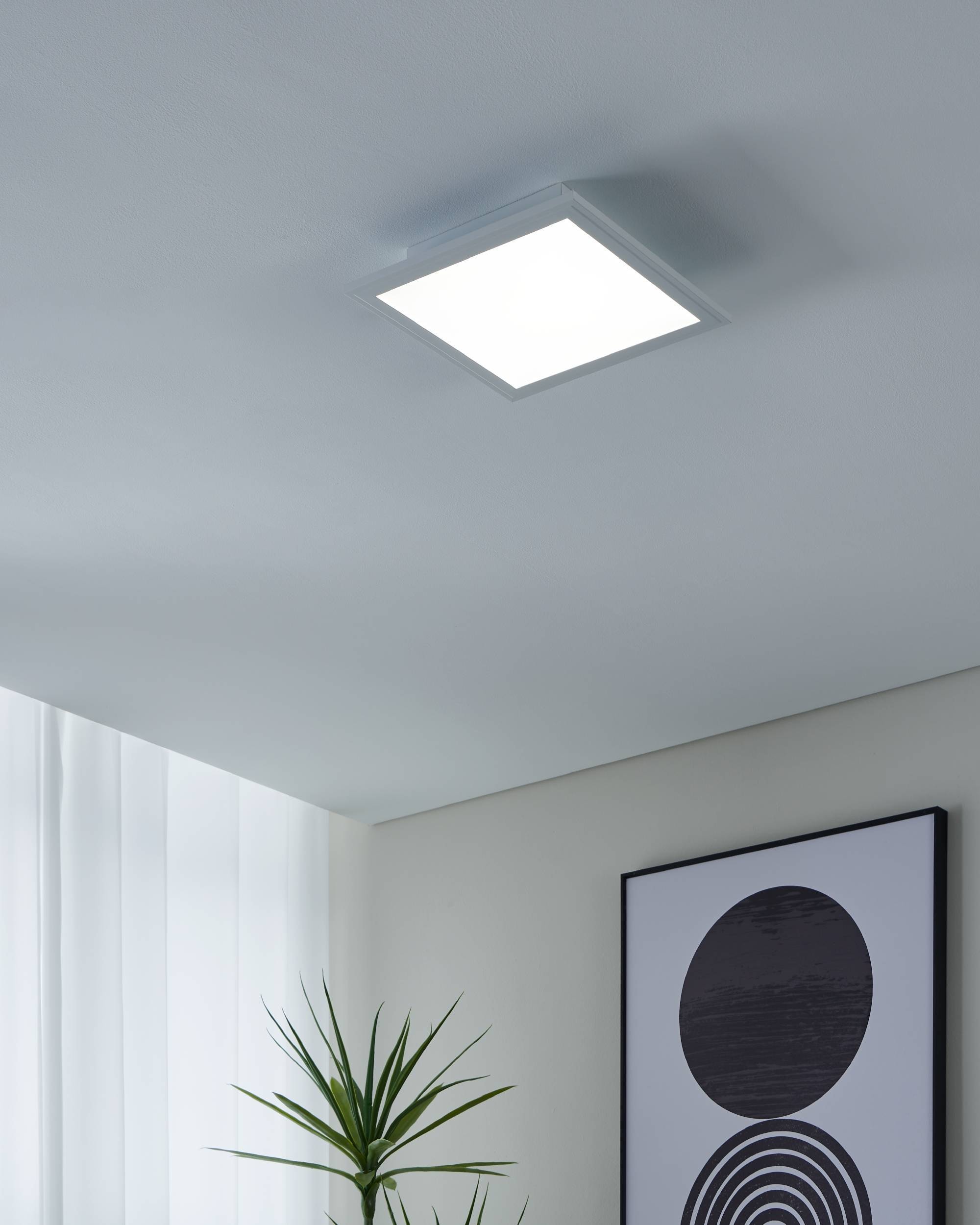 EGLO LED-Deckenleuchte »SALOBRENA-Z«,  in weiß aus Alu / inkl. LED fest integriert - 15,3 Watt
