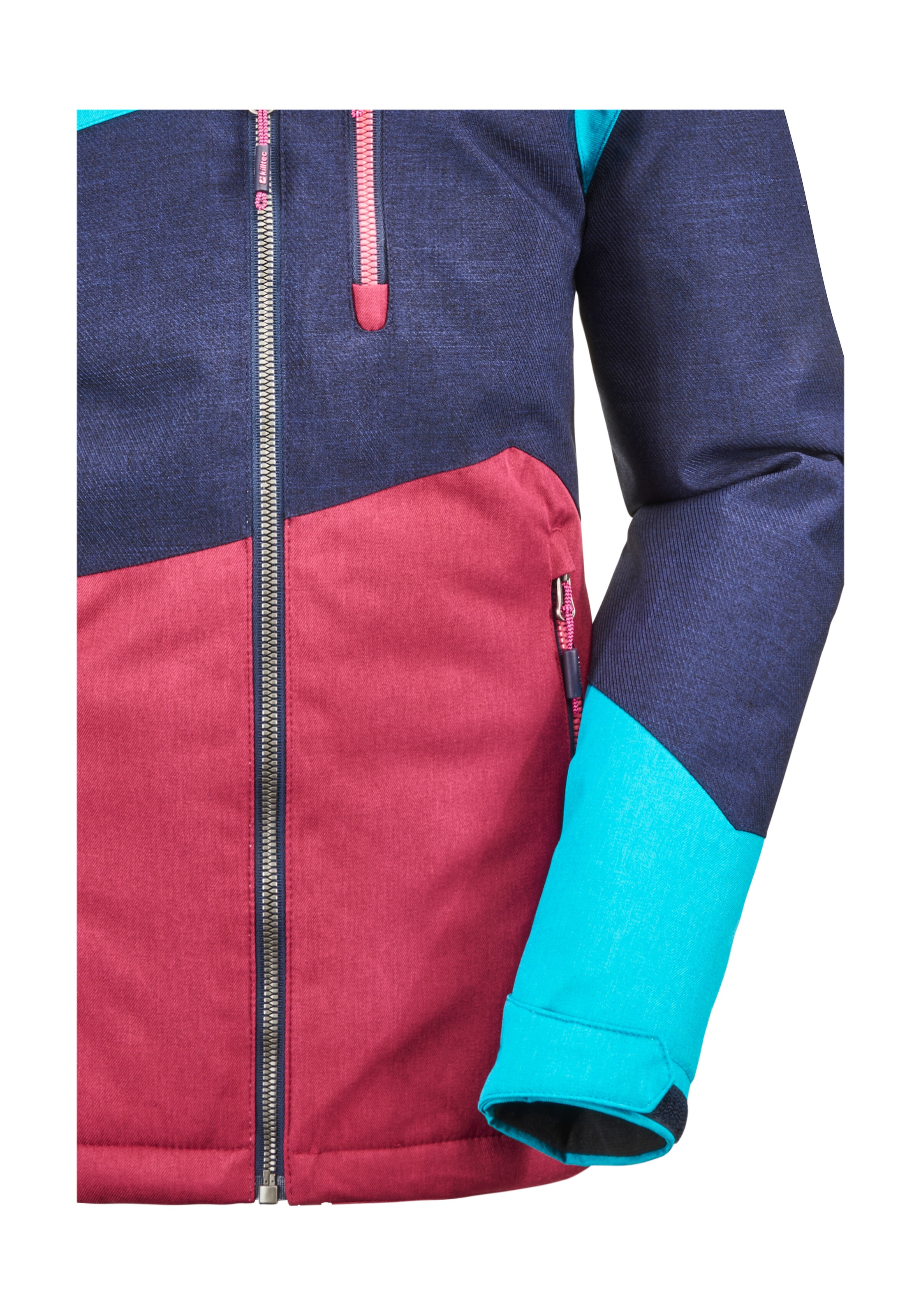 Killtec Outdoorjacke »Lynge GRLS JCKT B« Wasserdichte Winterjacke mit Kapuze, Fleece, verstellbaren Ärmeln