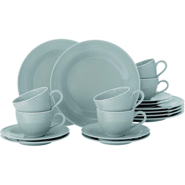 Seltmann Weiden Kaffeeservice »Geschirr-Set Beat«, (Set, 18 tlg.), wunderschöne  Farbglasur, Made in Germany, 18 Teile, für 6 Personen | BAUR