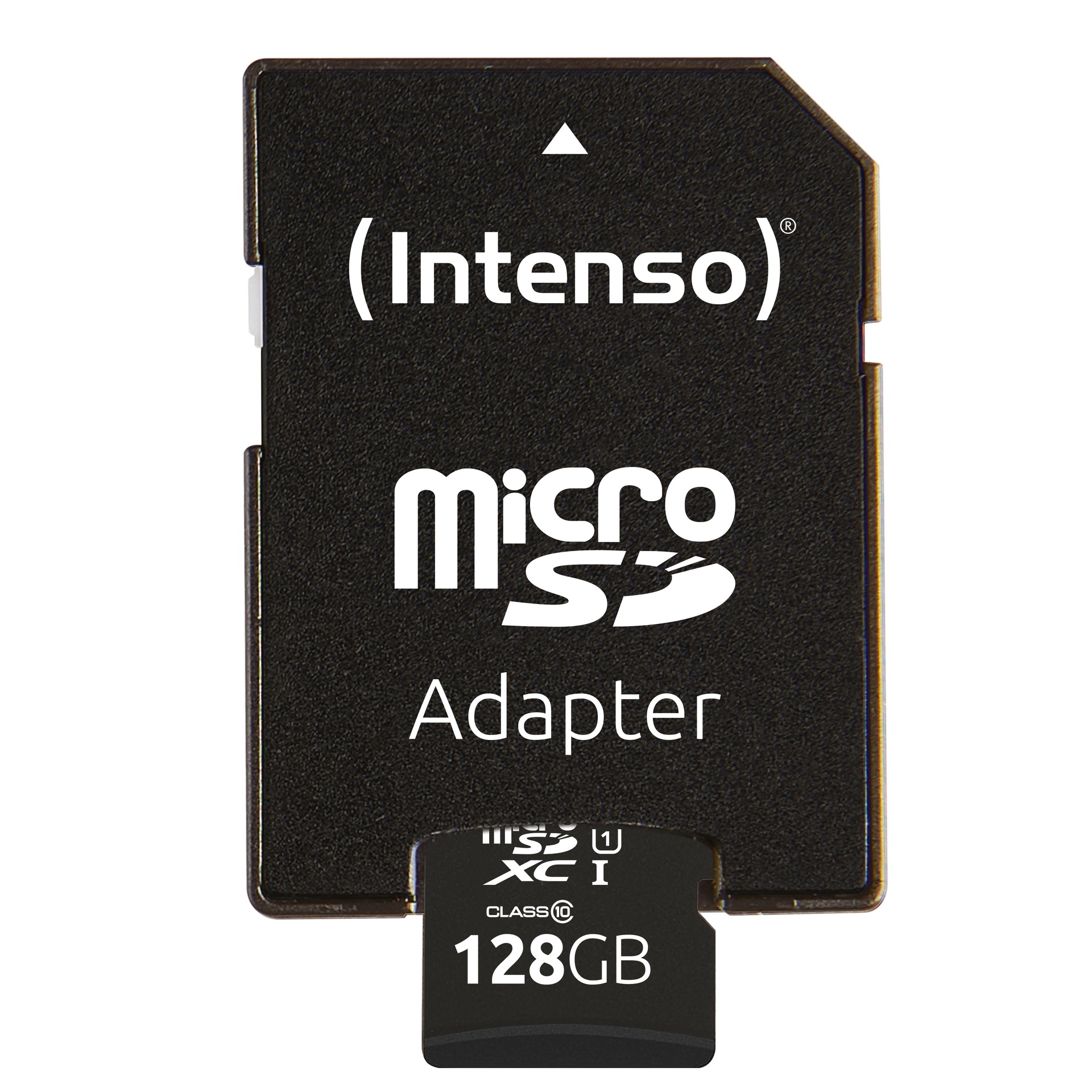 Intenso Speicherkarte »128 GB microSDXC UHS-I Performance«, (UHS-I Class 10 90 MB/s Lesegeschwindigkeit), inklusive SD-Adapter