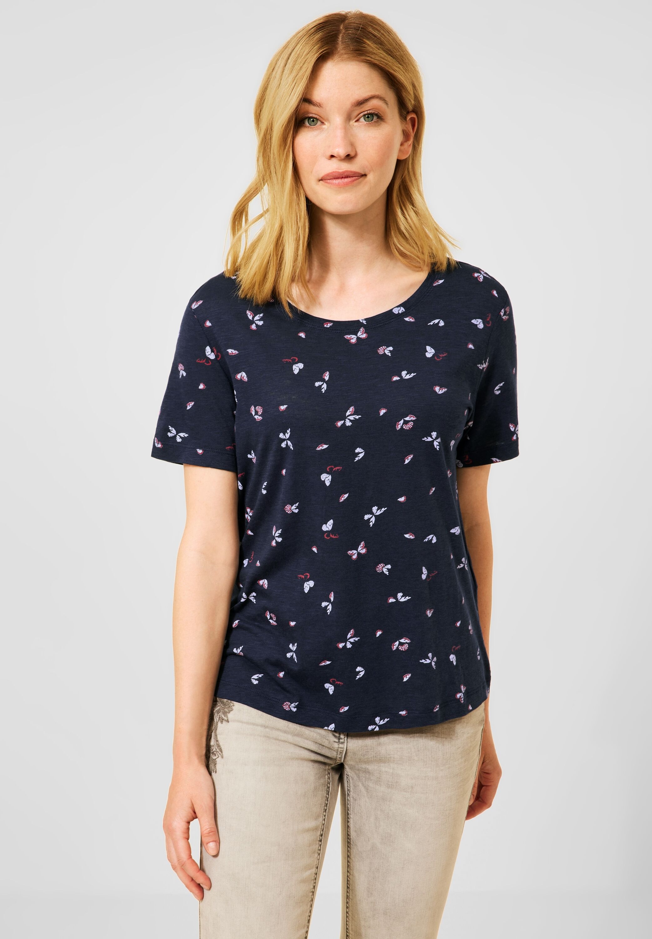 Cecil T-Shirt, mit Print online BAUR allover | bestellen