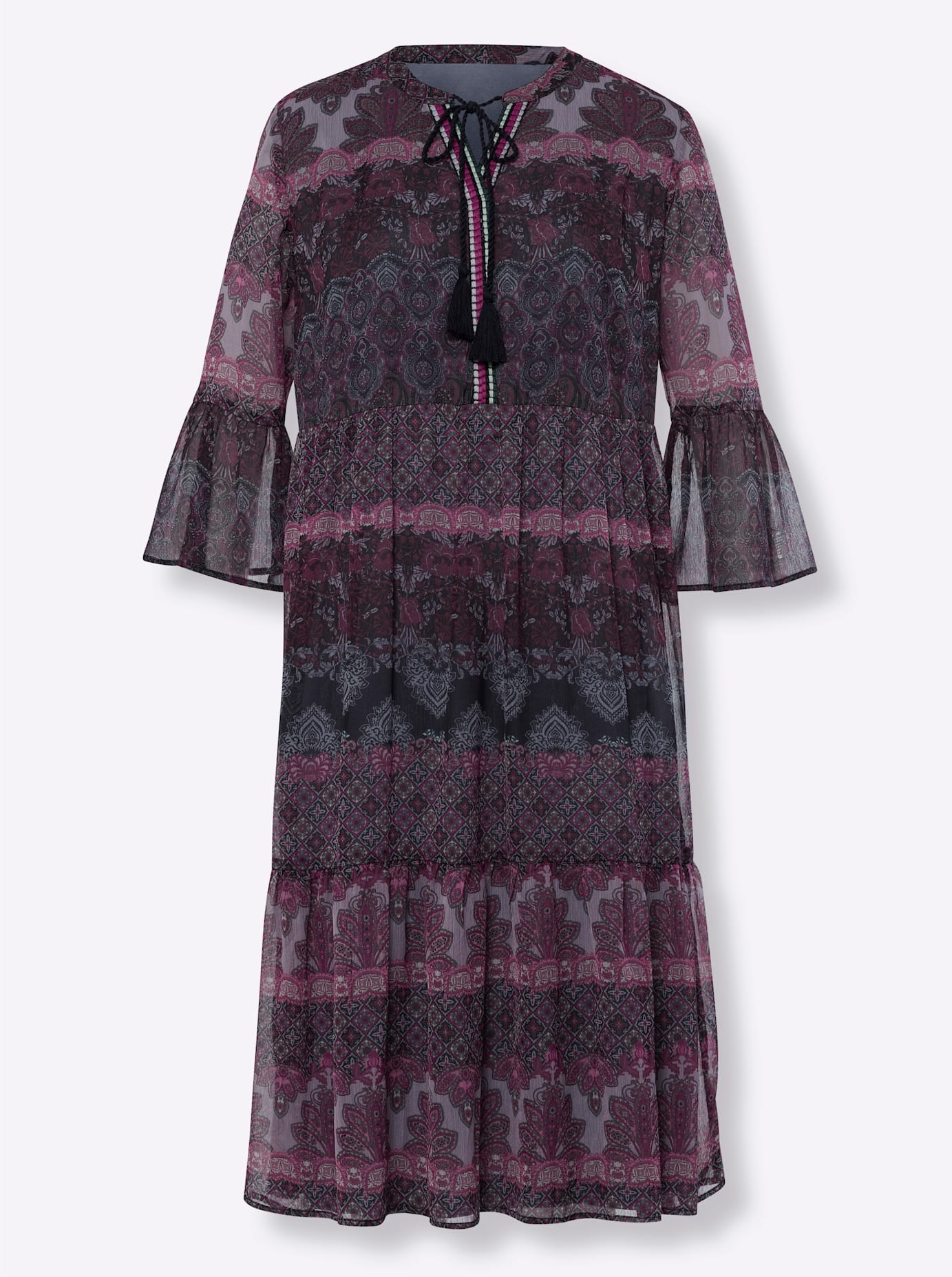 heine Volantkleid »Druck-Kleid«