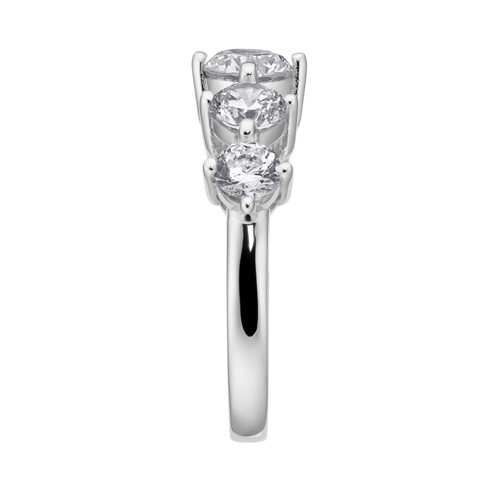 GIORGIO MARTELLO MILANO Silberring »mit weißen Zirkonia, Silber 925«