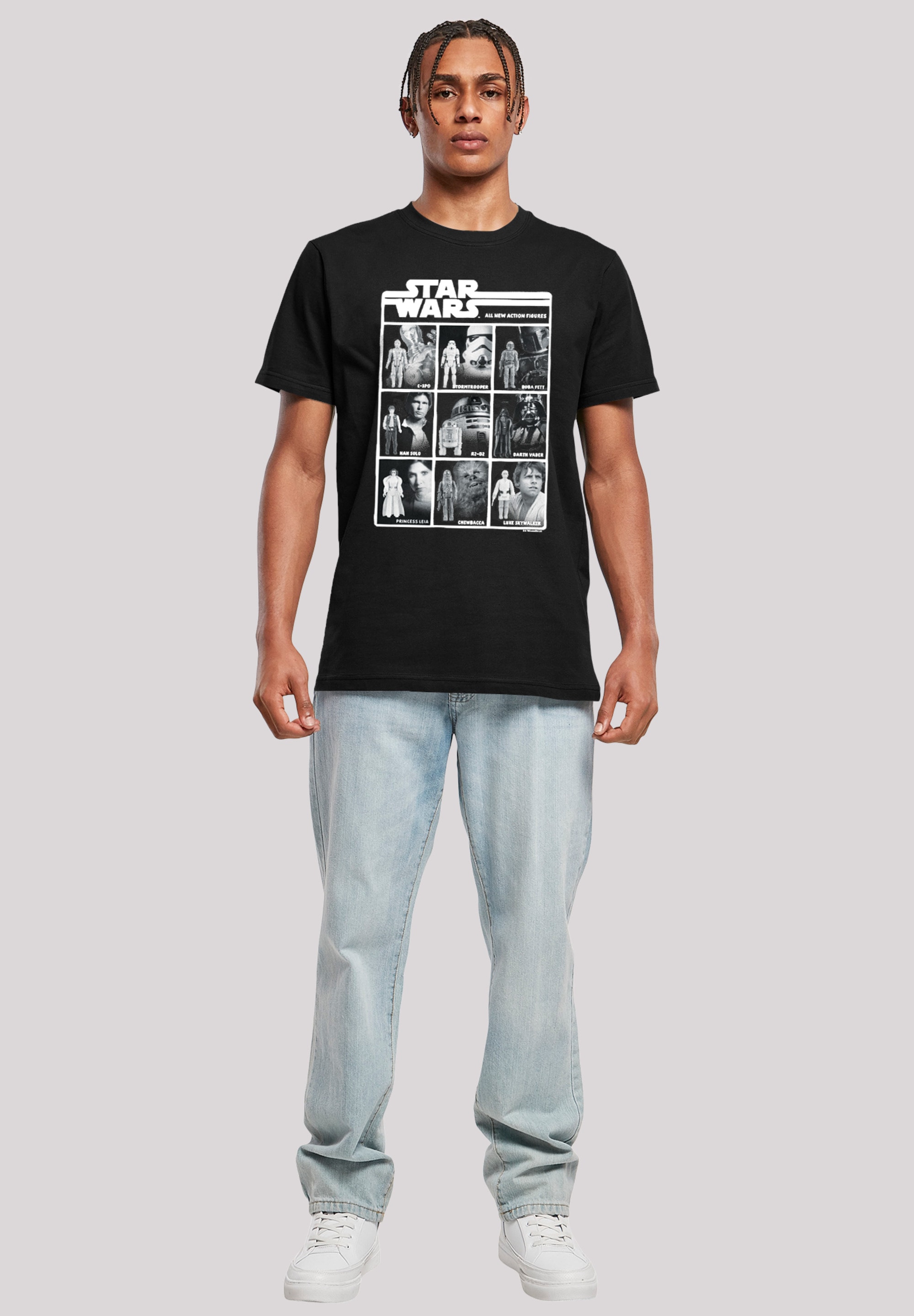 F4NT4STIC T-Shirt »Star Wars Class Of Action Figures«, Herren,Premium Merch,Regular-Fit,Basic,Bedruckt