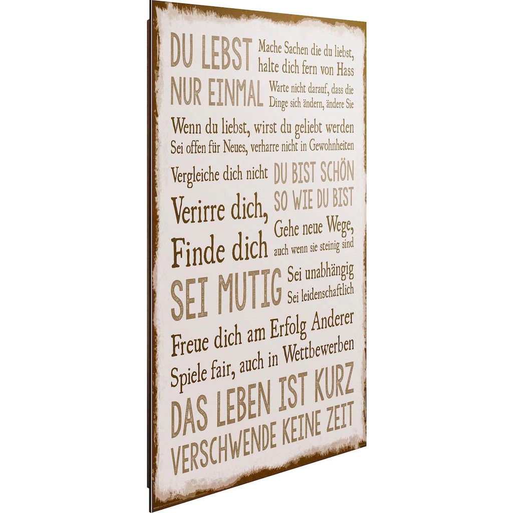 Reinders! Deco-Panel »Das Leben«