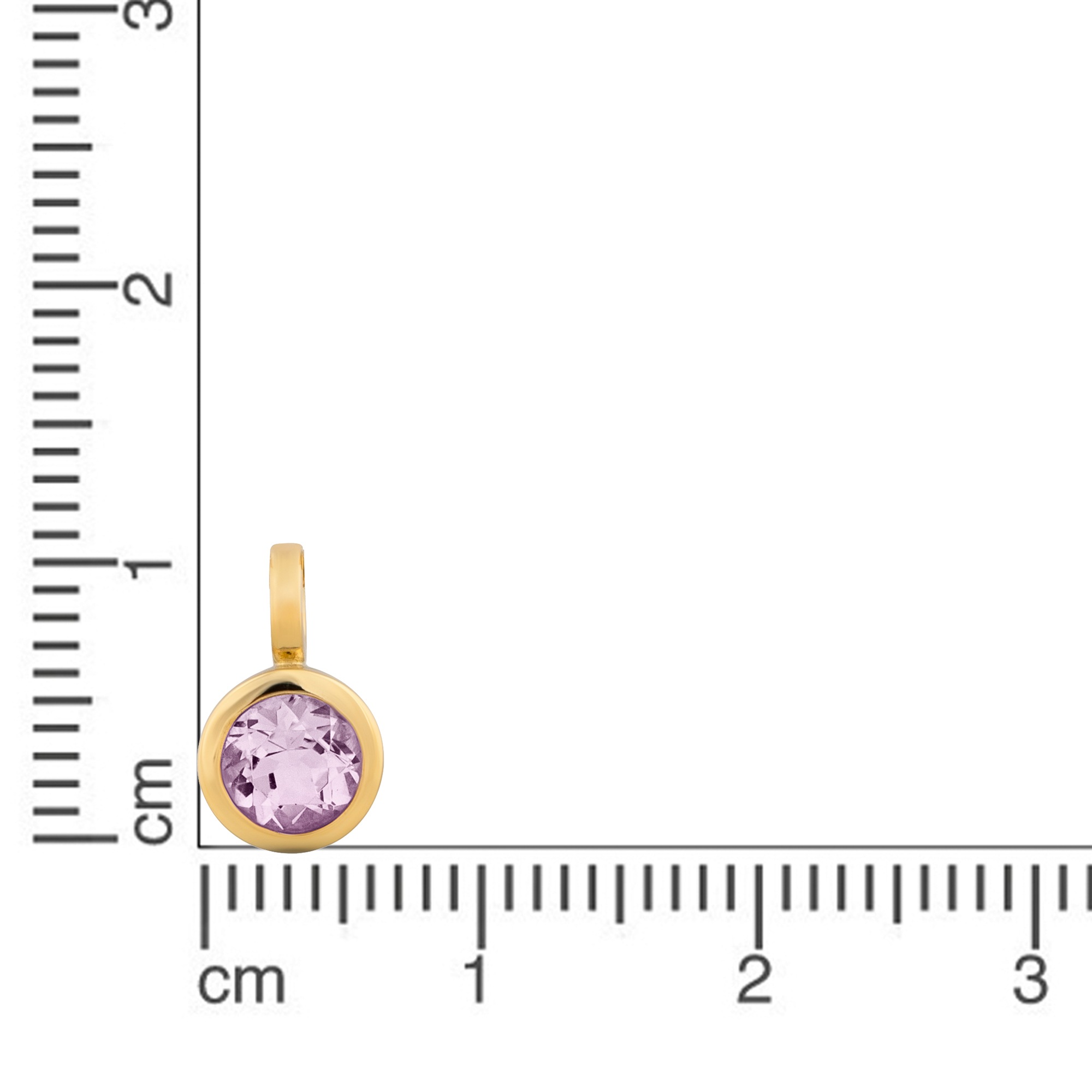 Orolino Kettenanhänger »585 Gold mit Amethyst 5mm«