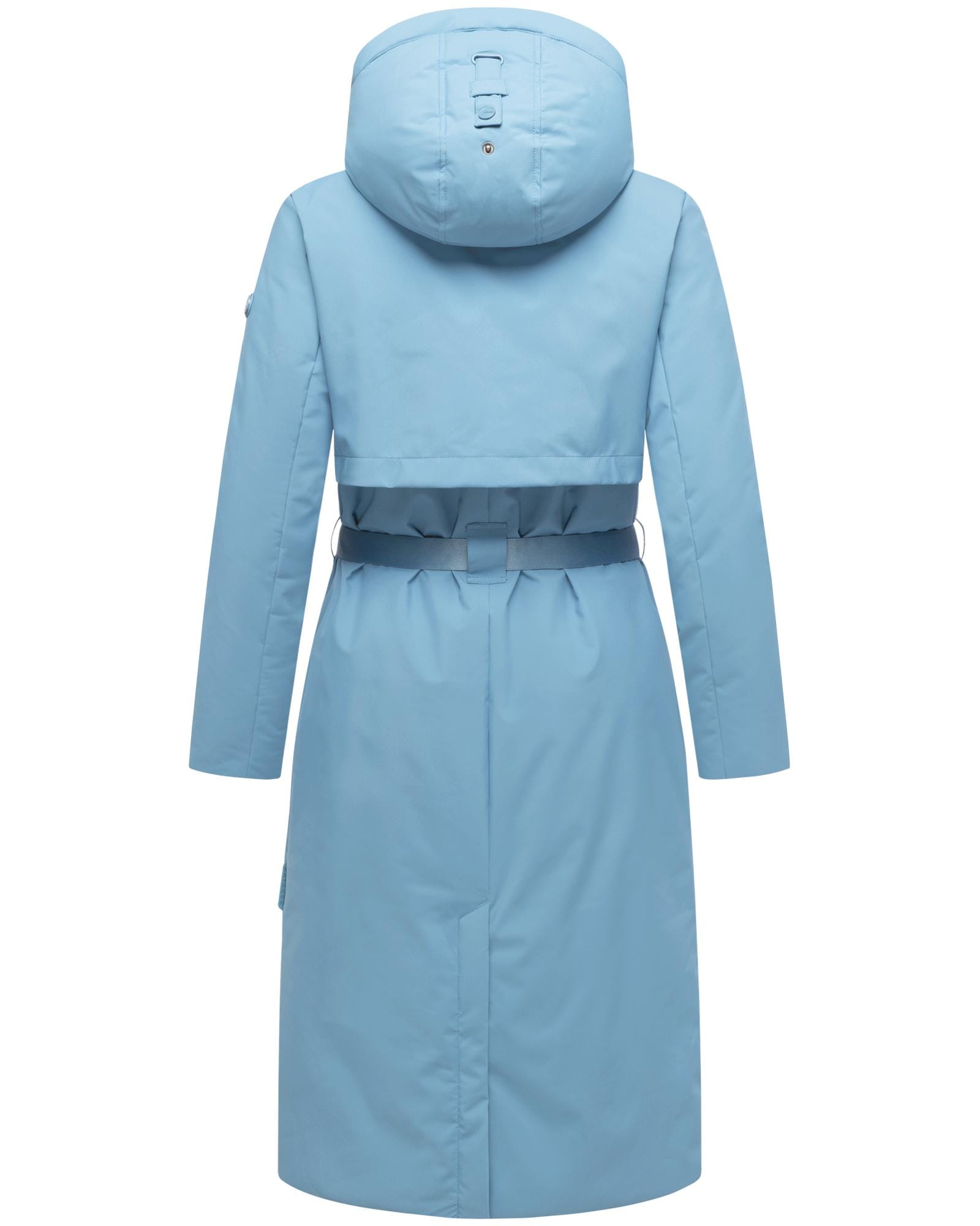 Navahoo Wintermantel »Waldbummler 14«, Wasserdichter Winterparka mit Kapuze und Taillengürtel