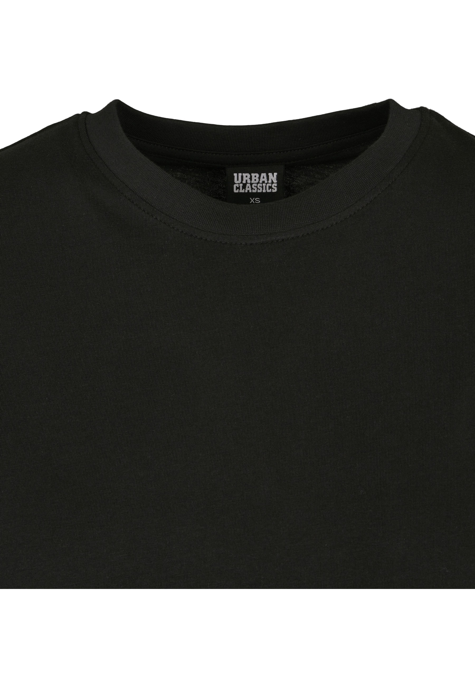 URBAN CLASSICS Shirtkleid »Urban Classics Damen Ladies Boxy Lace Hem Tee Dress« 1 Stk. tlg.