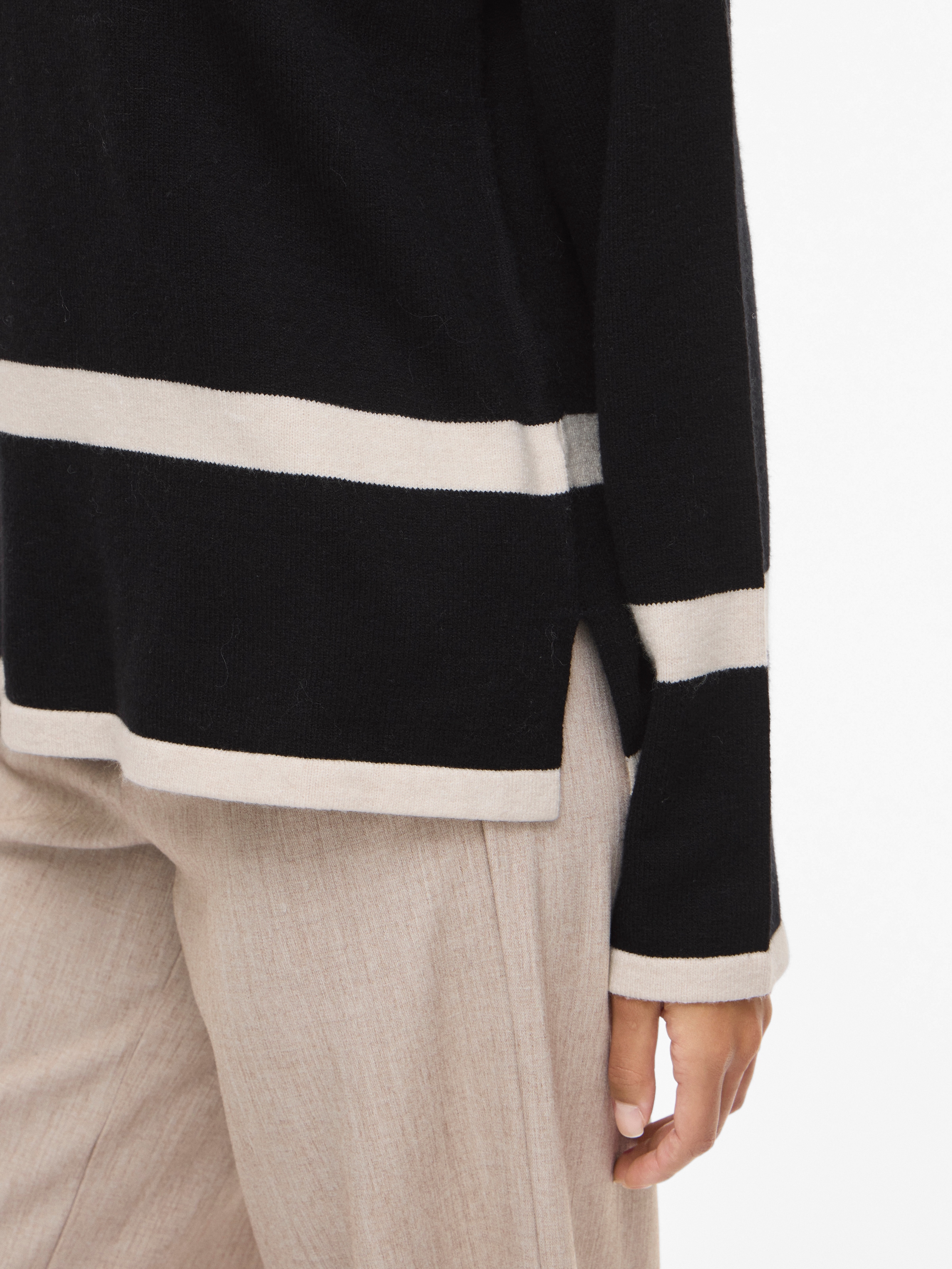 Vila Rundhalspullover »VIRIL O-NECK OVERSIZE L/S KNIT TOP- NOOS«