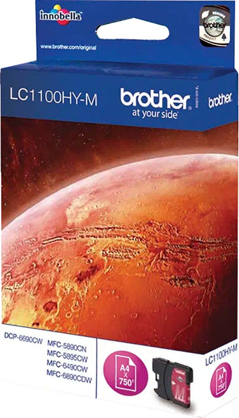 Brother Tintenpatrone »LC-1100HY-M«, (1 St.)