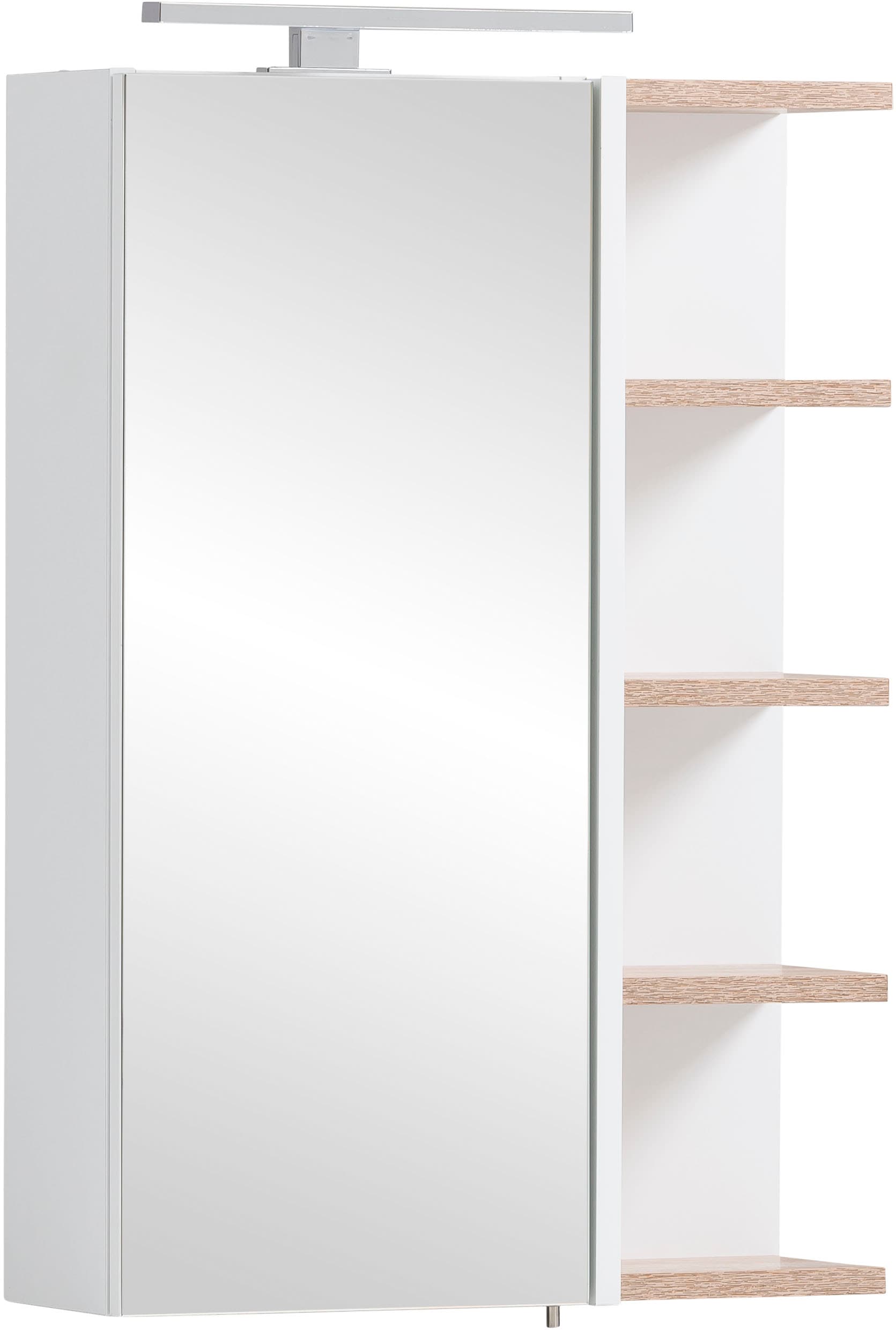 welltime Spiegelschrank "Lugo, Spiegelschrank, Made in Germany, B: 49 cm" Solide Verarbeitung - Dieses Produkt ist in Deutschland gefertigt
