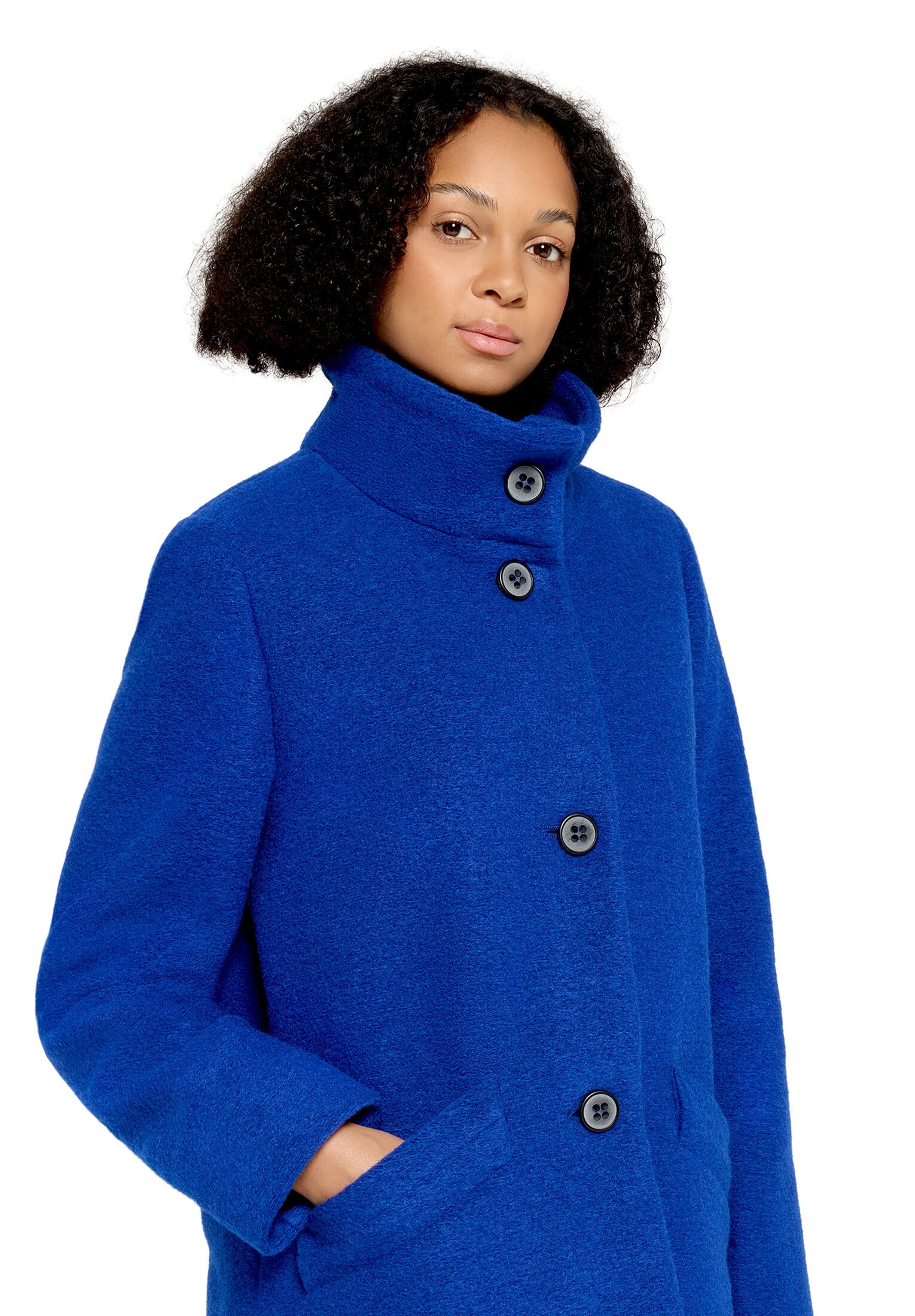 Amber & June Kurzjacke »Damen mit Stehkragen«