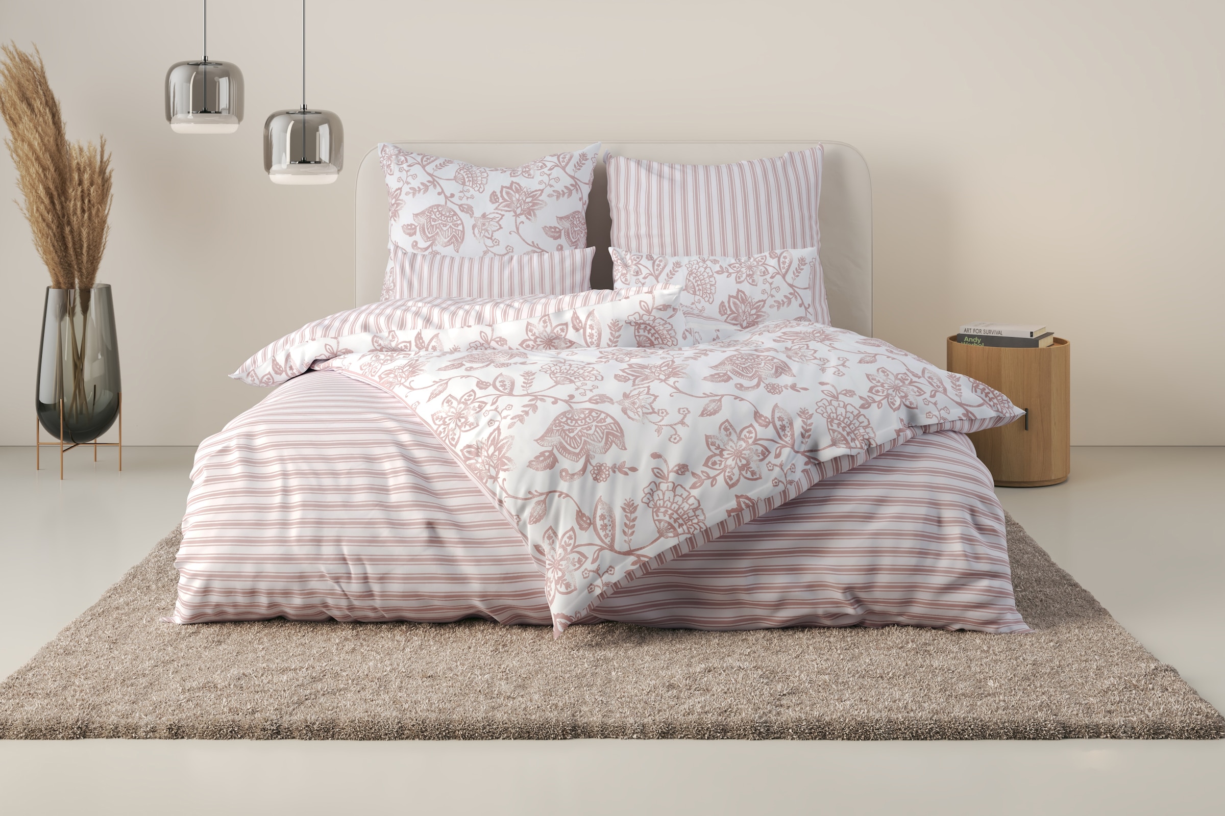 OTTO home Bettwäsche "Nordby" 2 tlg. Bettwäsche aus Baumwolle, skandinavisc günstig online kaufen