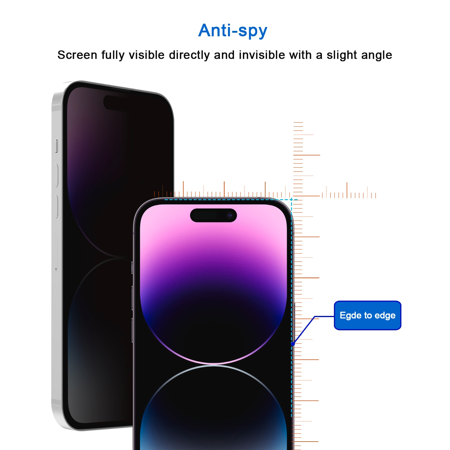 4smarts Displayschutzglas »Second Glass Privacy (10x) Service Kit für Apple iPhone 16e«, für Apple iPhone 16e, Displayschutzfolie, Schutzfolie, Bildschirmschutz, kratz- & stoßfest