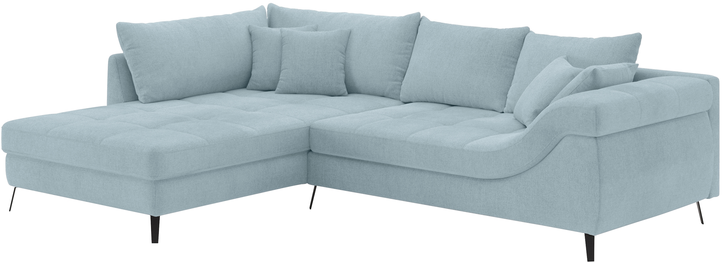 Mr. Couch Ecksofa "Portofino, L-Form", Mit Kaltschaumpolsterung, bis 140 kg günstig online kaufen