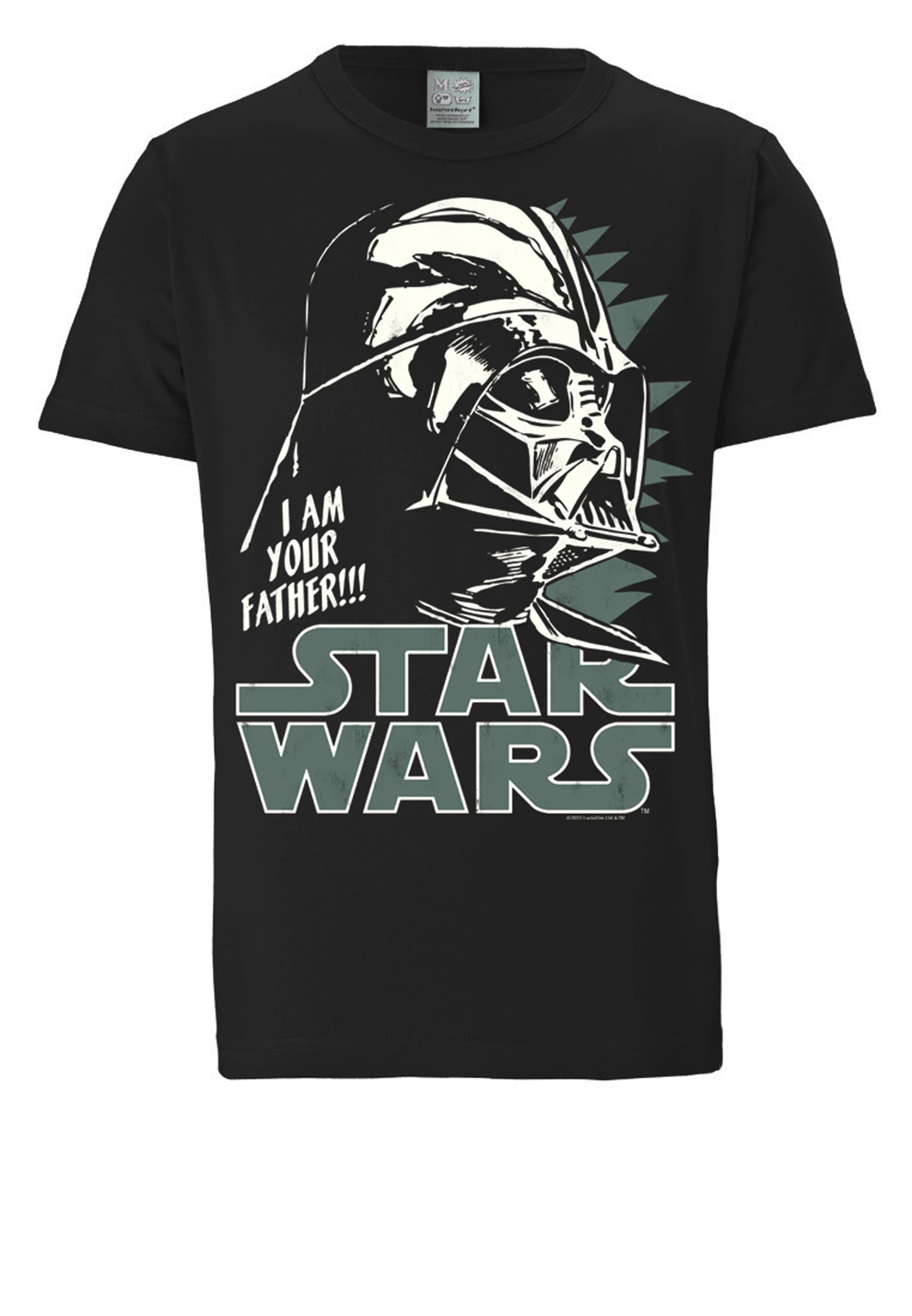 LOGOSHIRT T-Shirt »Darth Vader - kaufen Wars-Aufdruck BAUR | der Krieg ▷ mit Sterne«, Star
