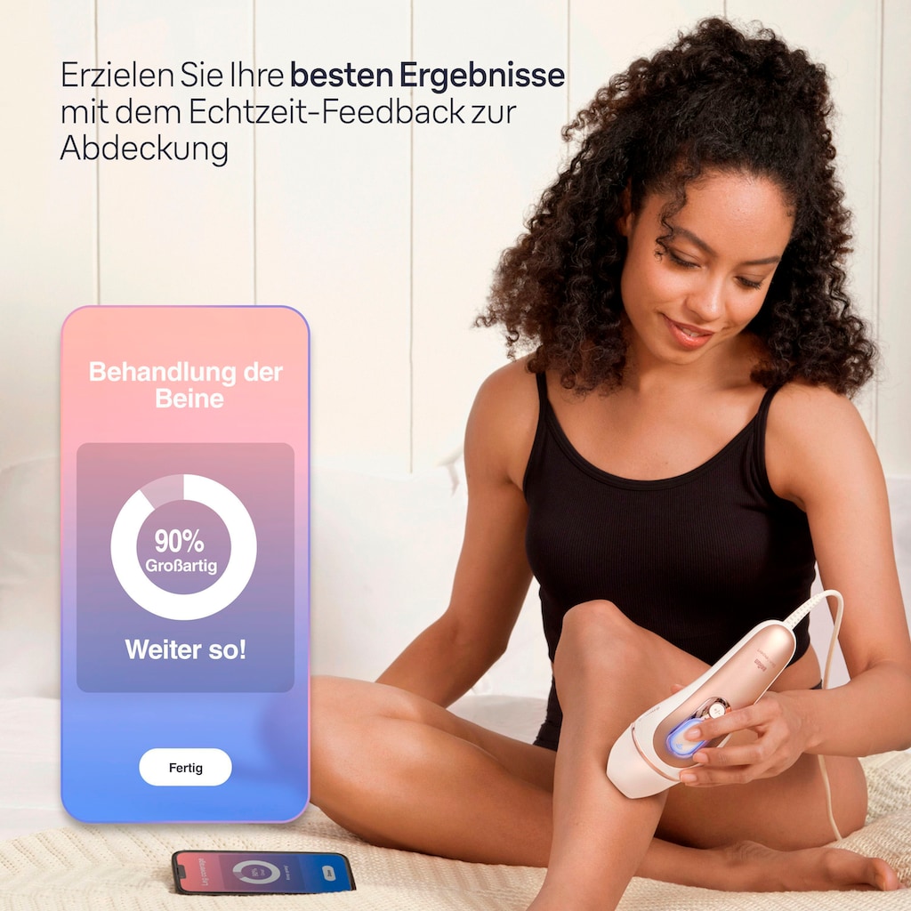 Braun IPL-Haarentferner »Smart Skin i·expert PL7249«, 3 Aufsätze für Gesicht & Körper, Venus Rasierer, Mini-Rasierer