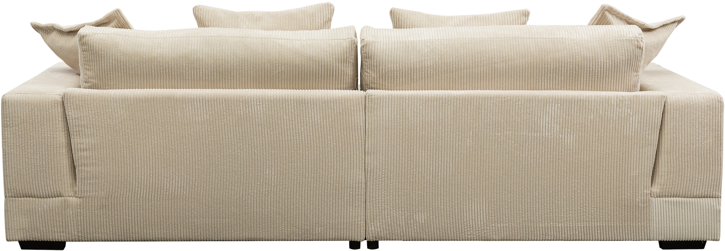 WERK2 Ecksofa »Eldorado, Megasofa, Polsterecke mit viel Platz, Breite 285cm, L-Form«, Design Ecksofa, besonders weicher Sitzkomfort, extra breite Recamiere