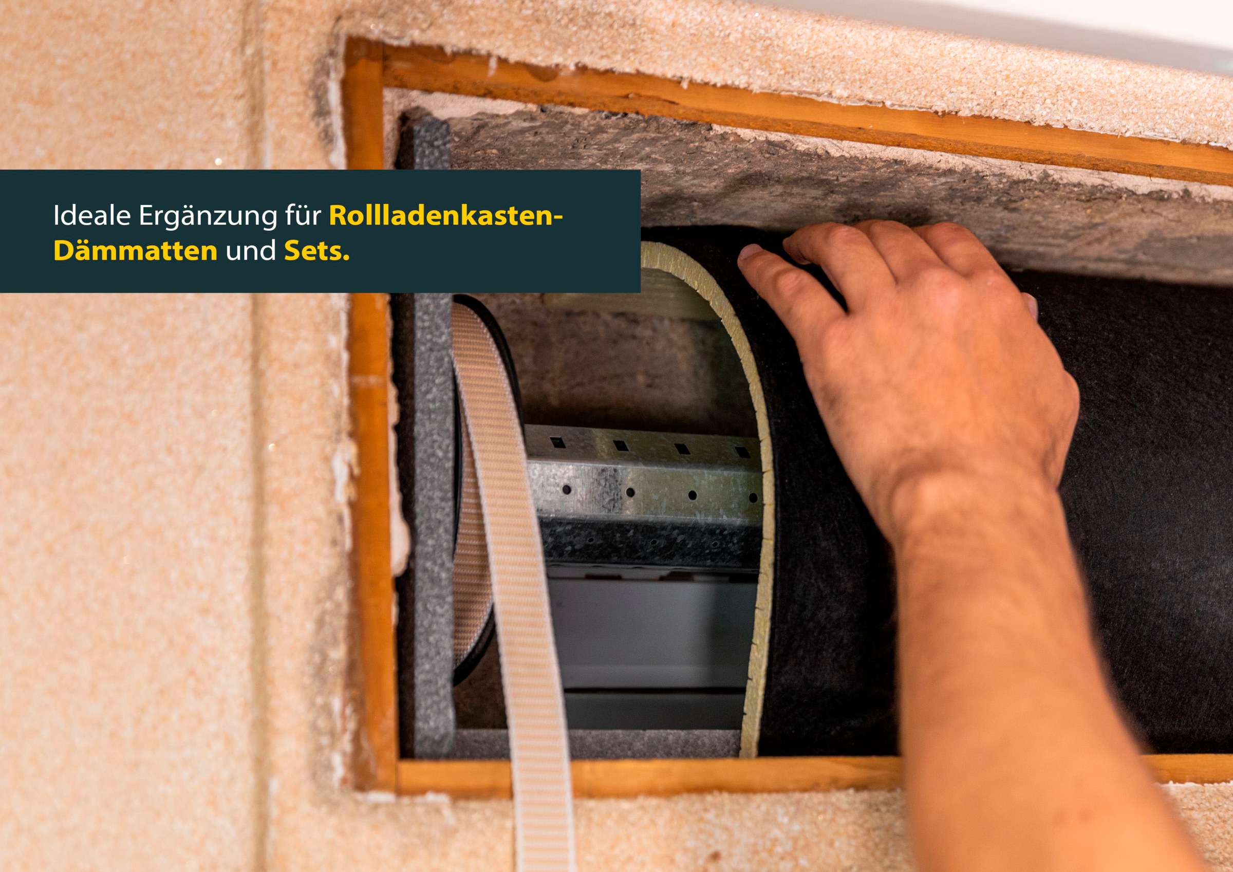 SCHELLENBERG Rollladenkastendämmung »Seitenteile 30 x 36 x 1,5 cm«, Thermoisolierung für Rollläden, Wärmedämmung