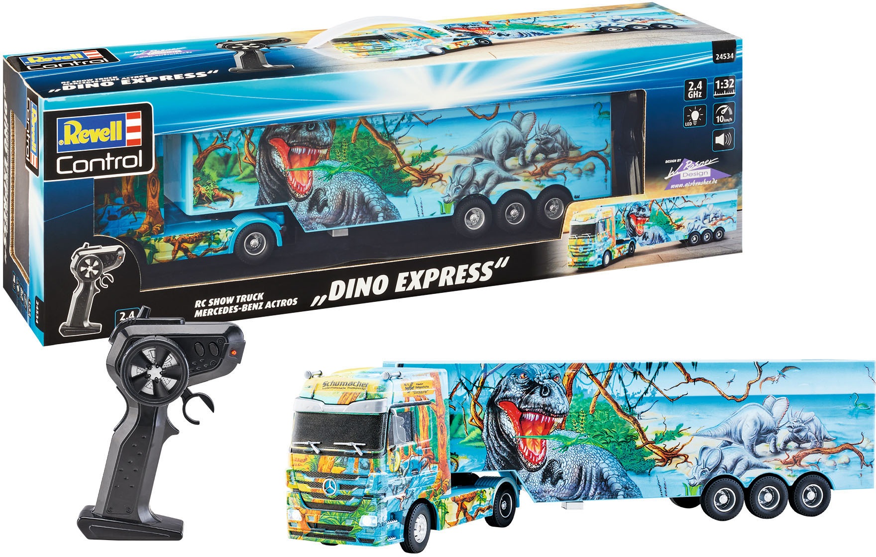 Revell® RC-Truck »Revell® control, RC Show Truck Mercedes Benz Actros«