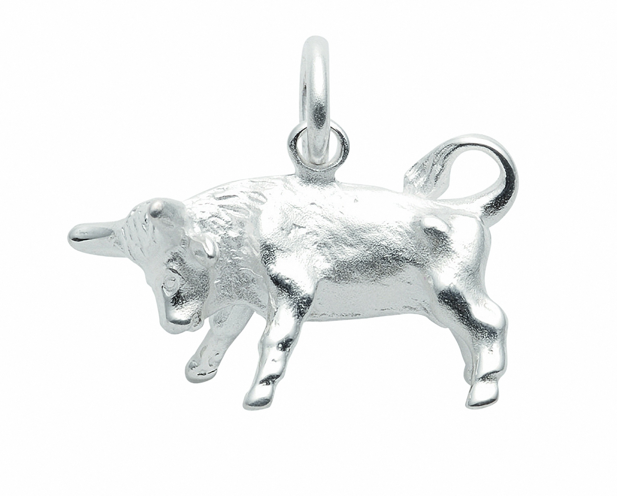 ADELIA ́S Damen Kettenanhänger "Damen & Herren 925 Silber Sternzeichen Anhänger Stier", Damen, Stier, Silber 925 (Sterlingsilber), silber, Silber 925