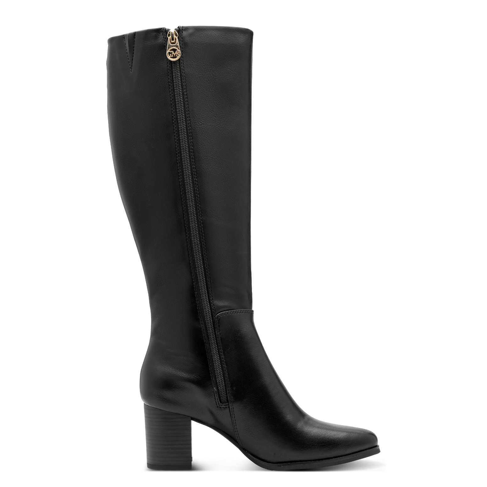 MARCO TOZZI by GMK Stiefel  , Blockabsatz, Langschaftstiefel, Zierreißverschluss an der Außenseite