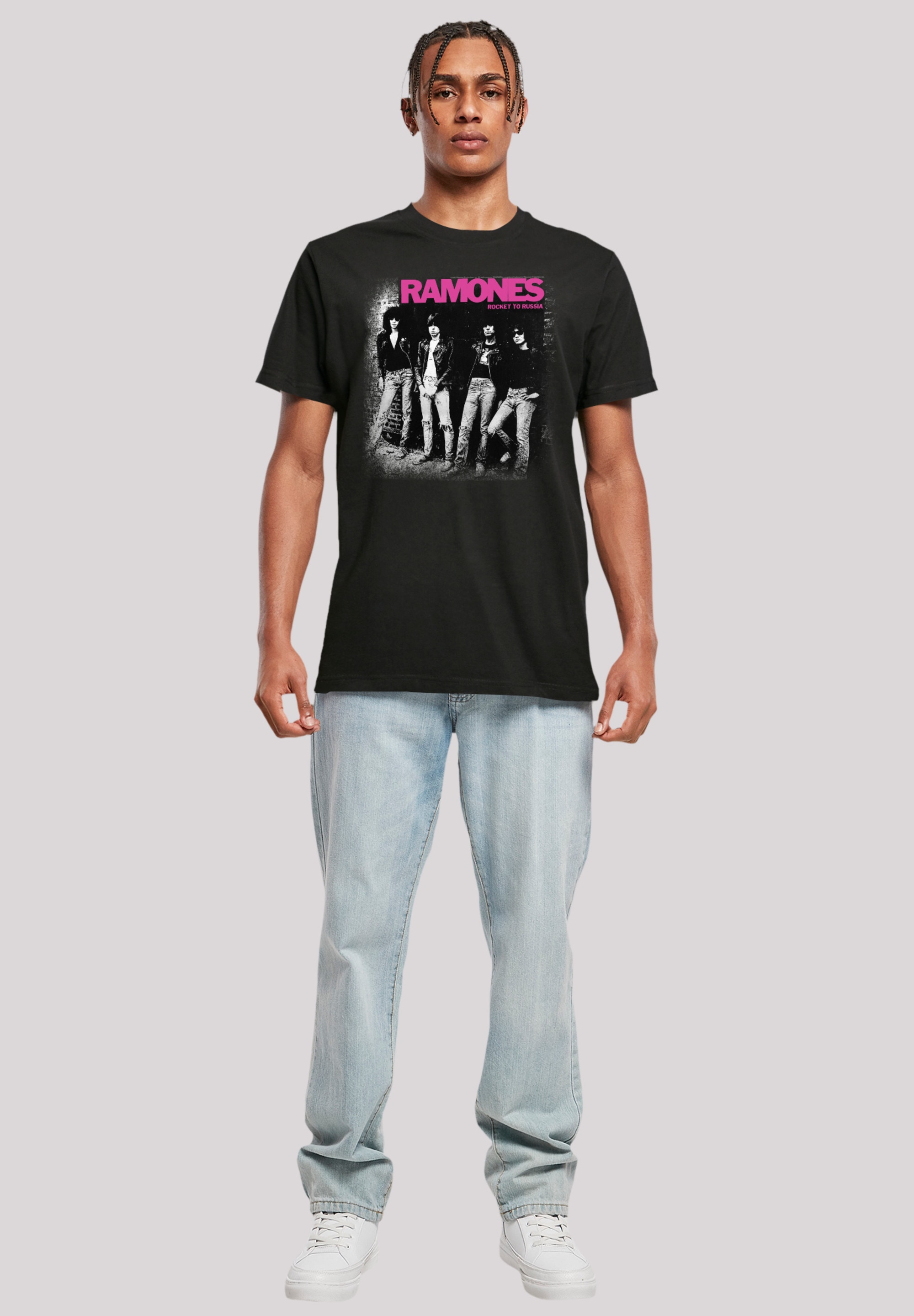 F4NT4STIC T-Shirt »Ramones Rock Musik Band«, Premium Qualität, Band, Rock-Musik