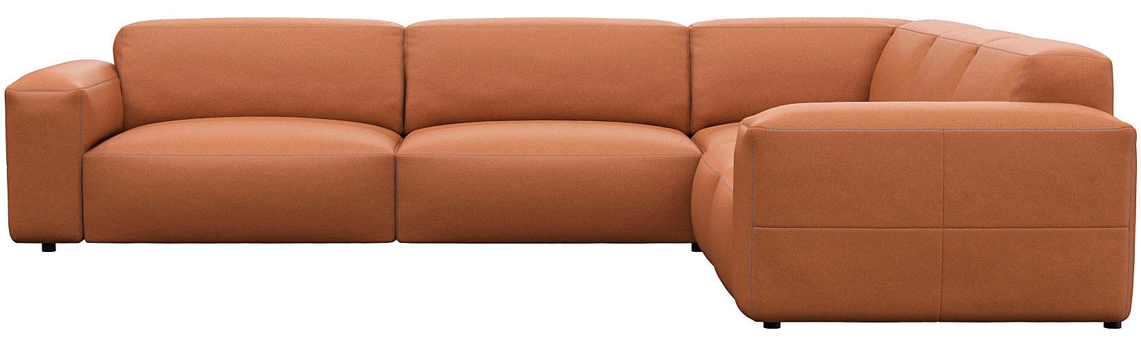 FLEXLUX Ecksofa »Lucera, super bequem durch hochwertigen Sitzaufbau mit Kaltschaum«, modern &...