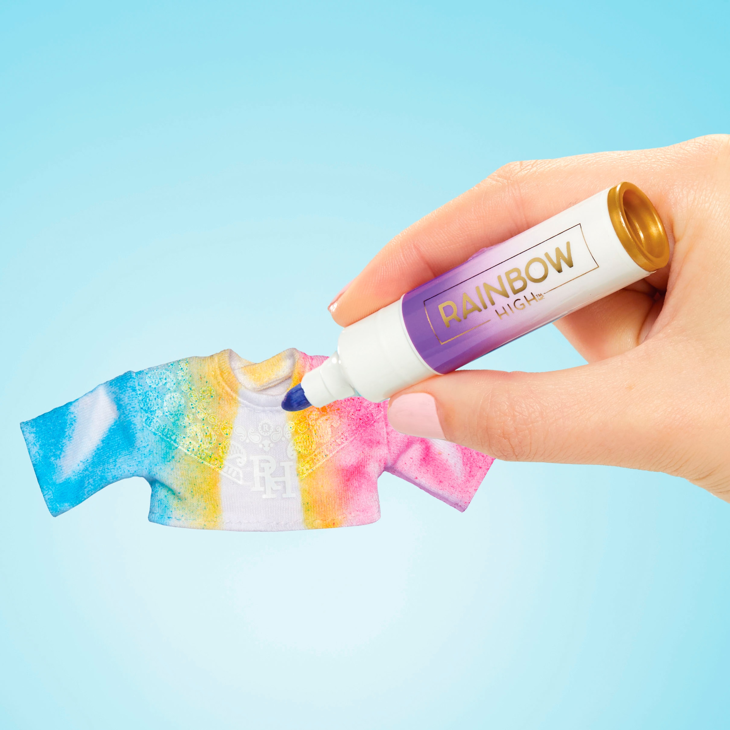 RAINBOW HIGH Anziehpuppe »Air Brush & Create Fashion Dolls - Purple Eyes«