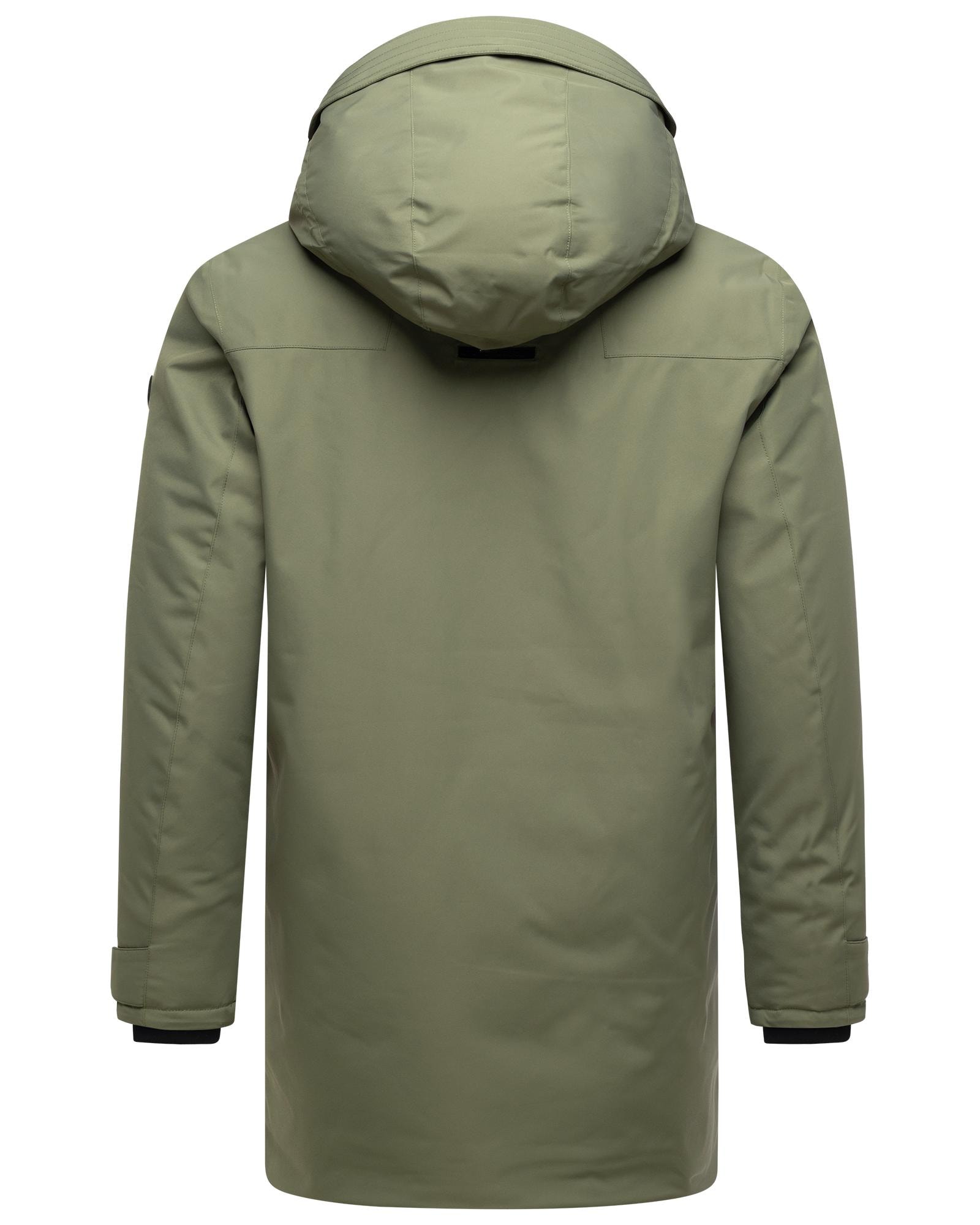 Stone Harbour Wintermantel »Netaan XX« Herren Kurzmantel mit kuscheliger Kapuze