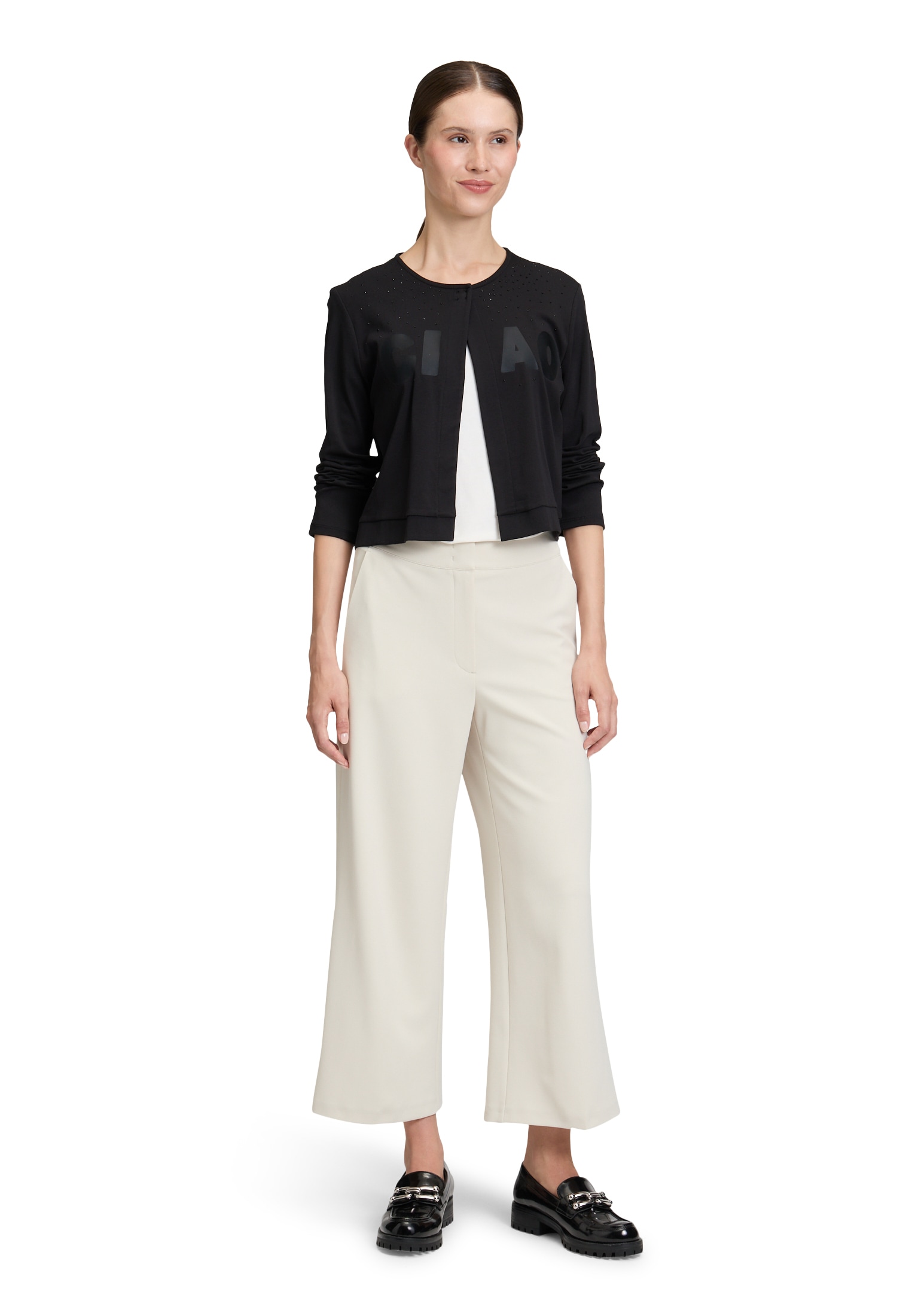 Betty Barclay Sweatjacke »Betty Barclay Damen Shirtjacke mit Rundhalsausschnitt«