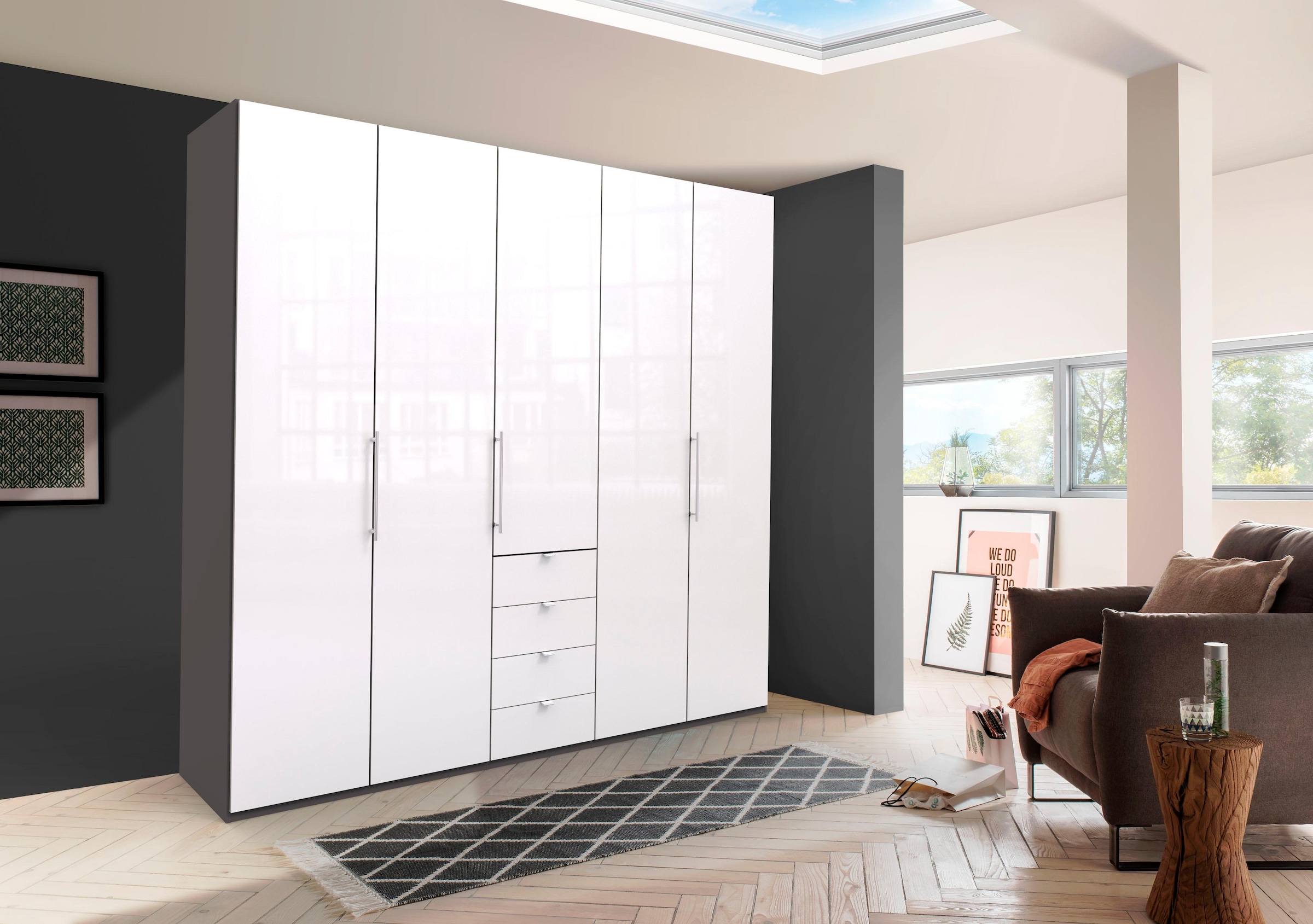 Kleiderschrank »Loft«, Glasfront