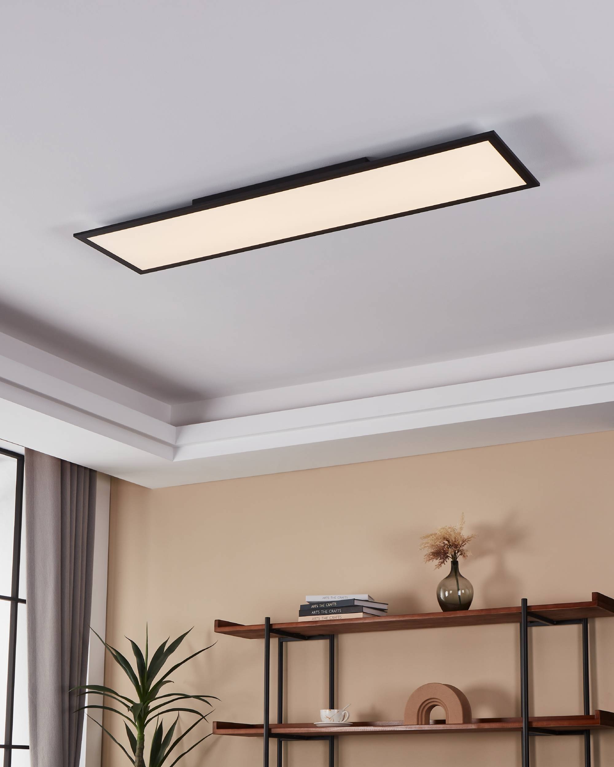 EGLO LED-Deckenleuchte »SALOBRENA-Z«,  in schwarz aus Alu / inkl. LED fest integriert - 33,5 Watt