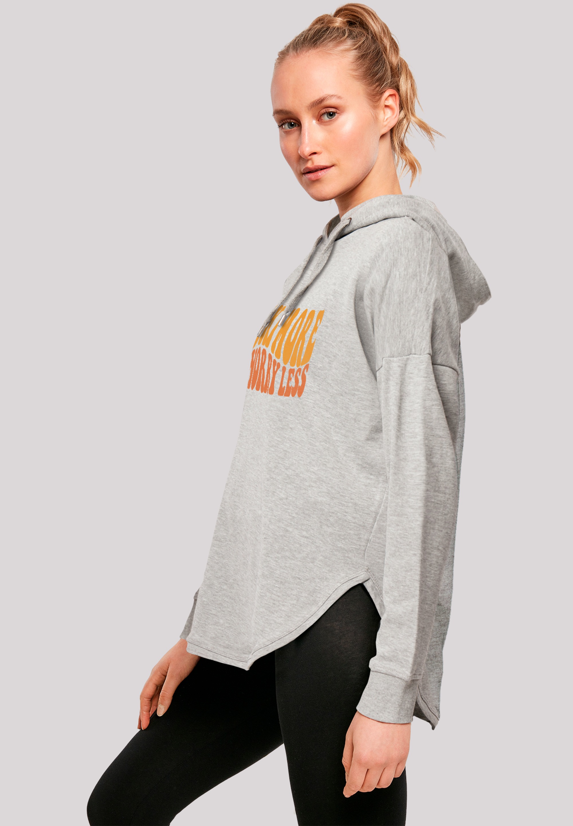 F4NT4STIC Kapuzenpullover »Ski More Worry Less«, Premium Qualität