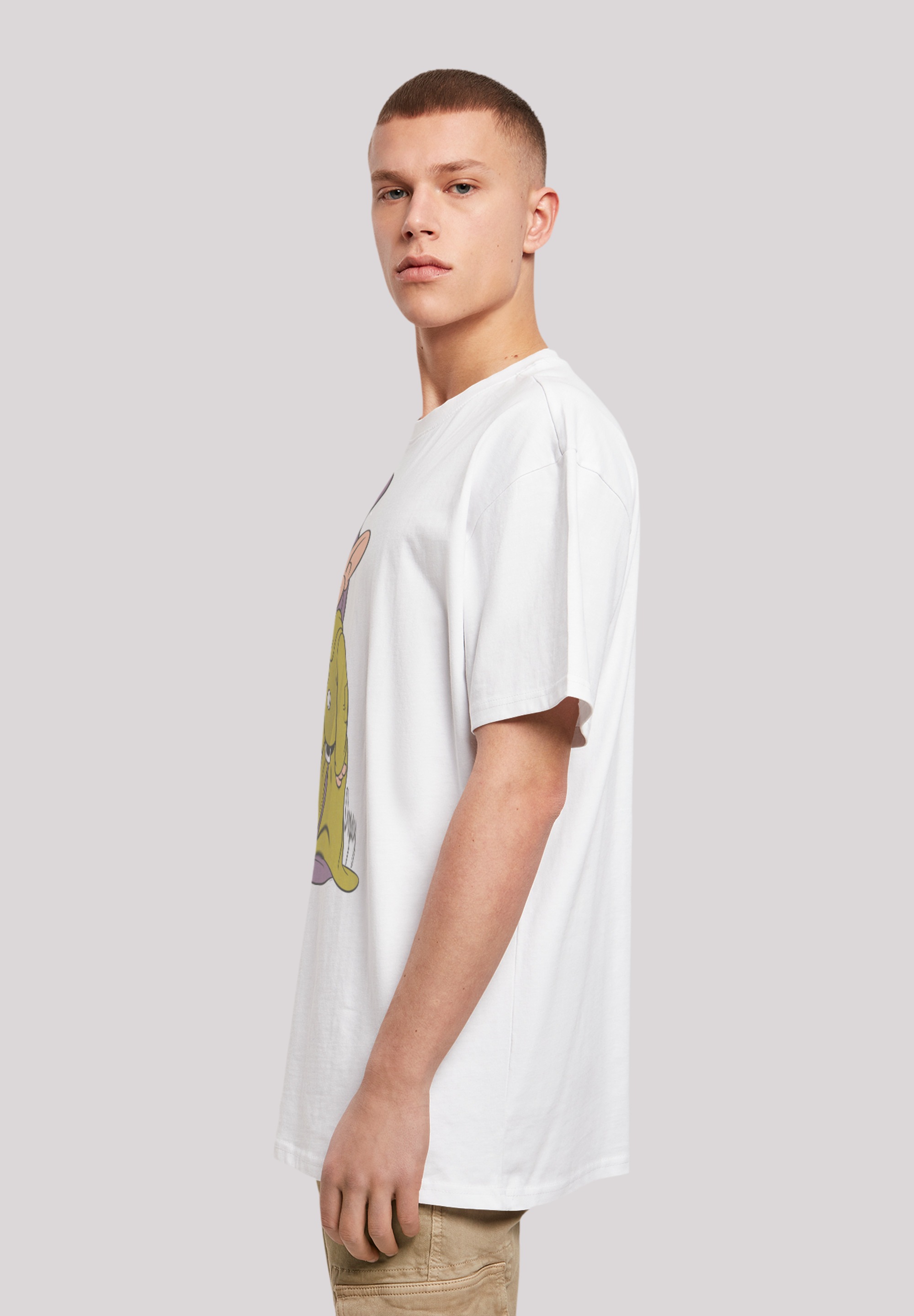 F4NT4STIC Kurzarmshirt »F4NT4STIC Herren Disney Classic Dopey with Heavy Oversize Tee«, (1 tlg.)