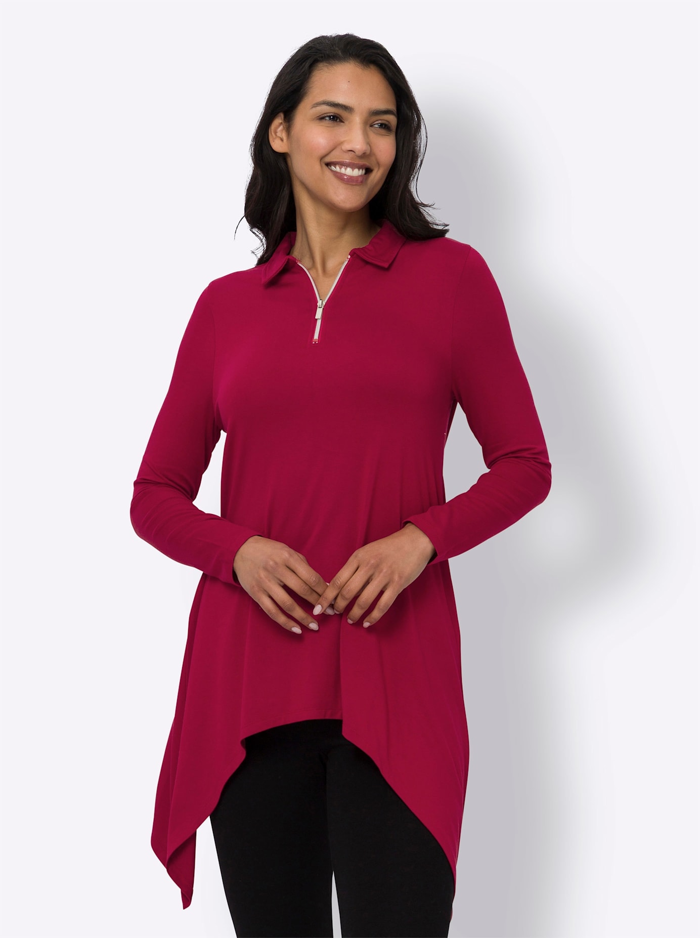 Langarmshirt "Longshirt" 1 Stk. tlg. günstig online kaufen