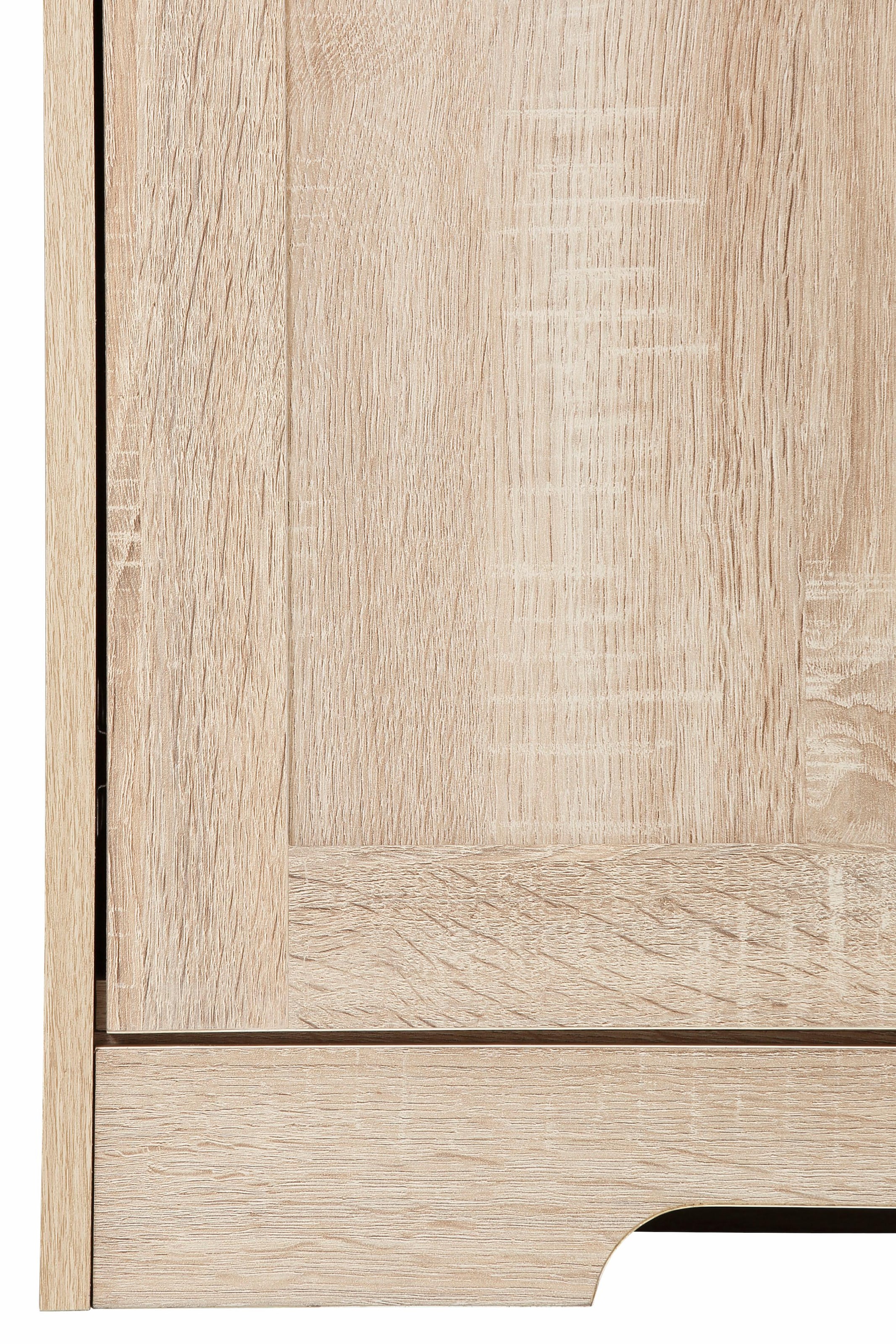 Home affaire Highboard »Nanna«, Vitrine in Eichen-Optik, Breite 118 cm