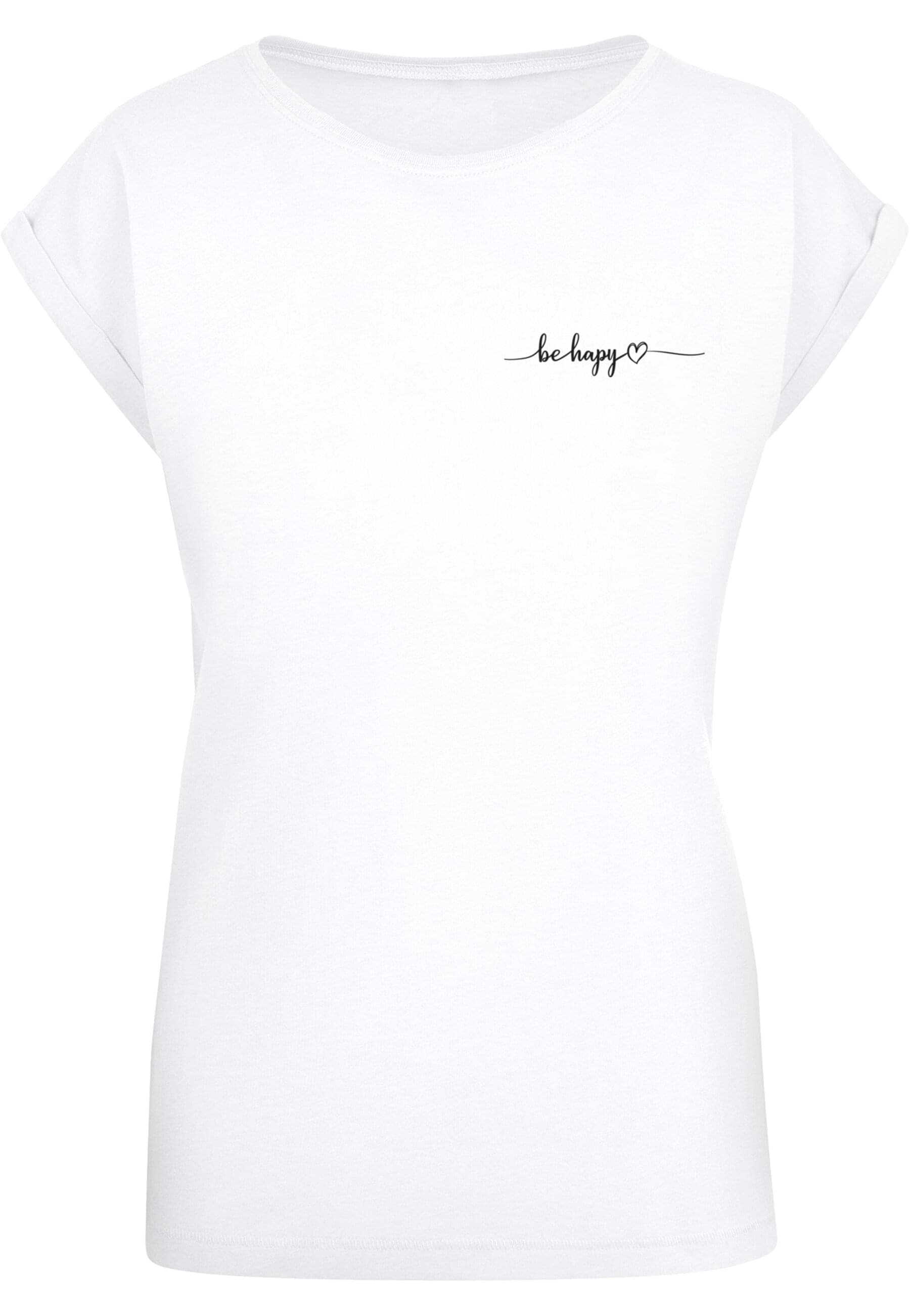 T-Shirt »Merchcode Damen Ladies Be Happy T-Shirt«