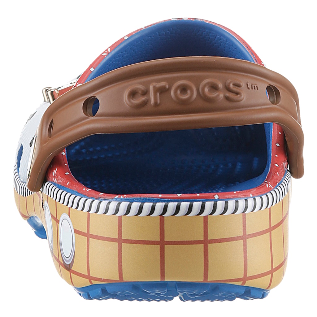 Crocs Clog »Toy Story Woody Classic K«, Sommerschuh, Schlappen, Hausschuh, Badeschuh mit Fersenriemchen