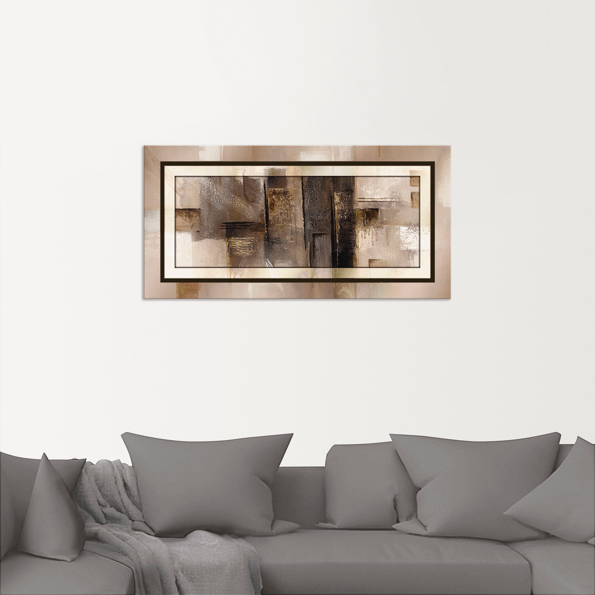 Artland Wandbild »Quadrate - abstrakt 1«, Muster, (1 St.), als Alubild, Outdoorbild, Leinwandbild, Poster in verschied. Größen