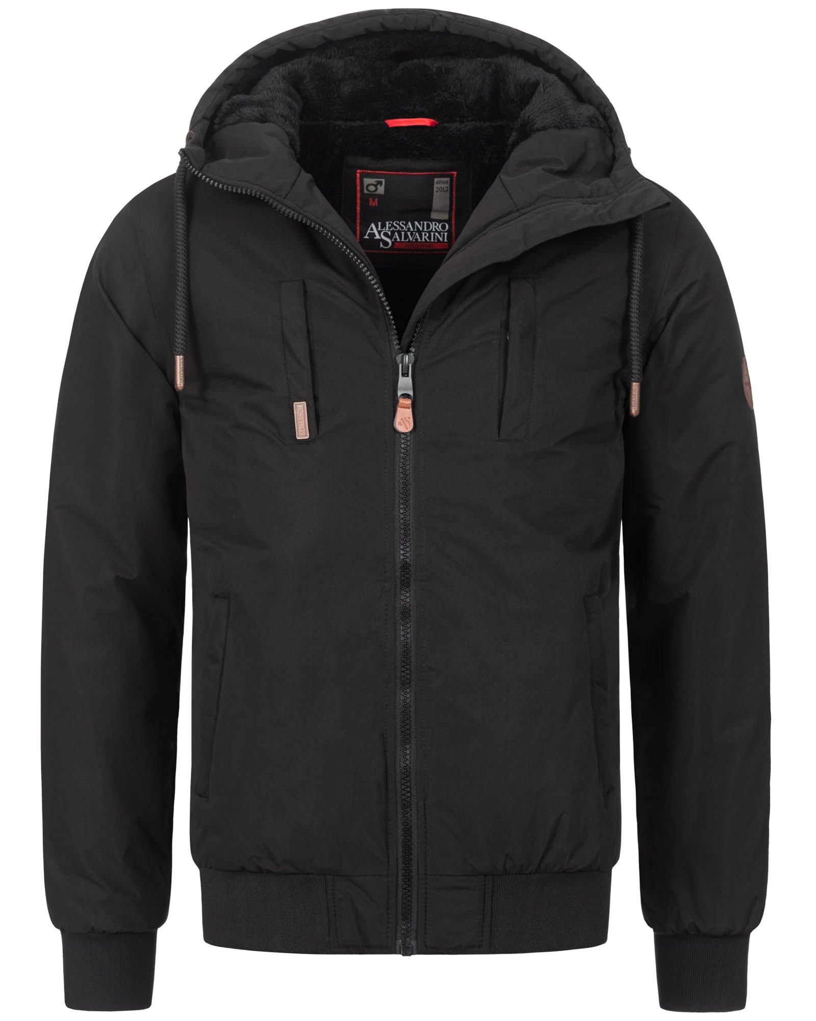 Alessandro Salvarini Winterjacke »ASWeighty«, mit weichem Teddyfell innen