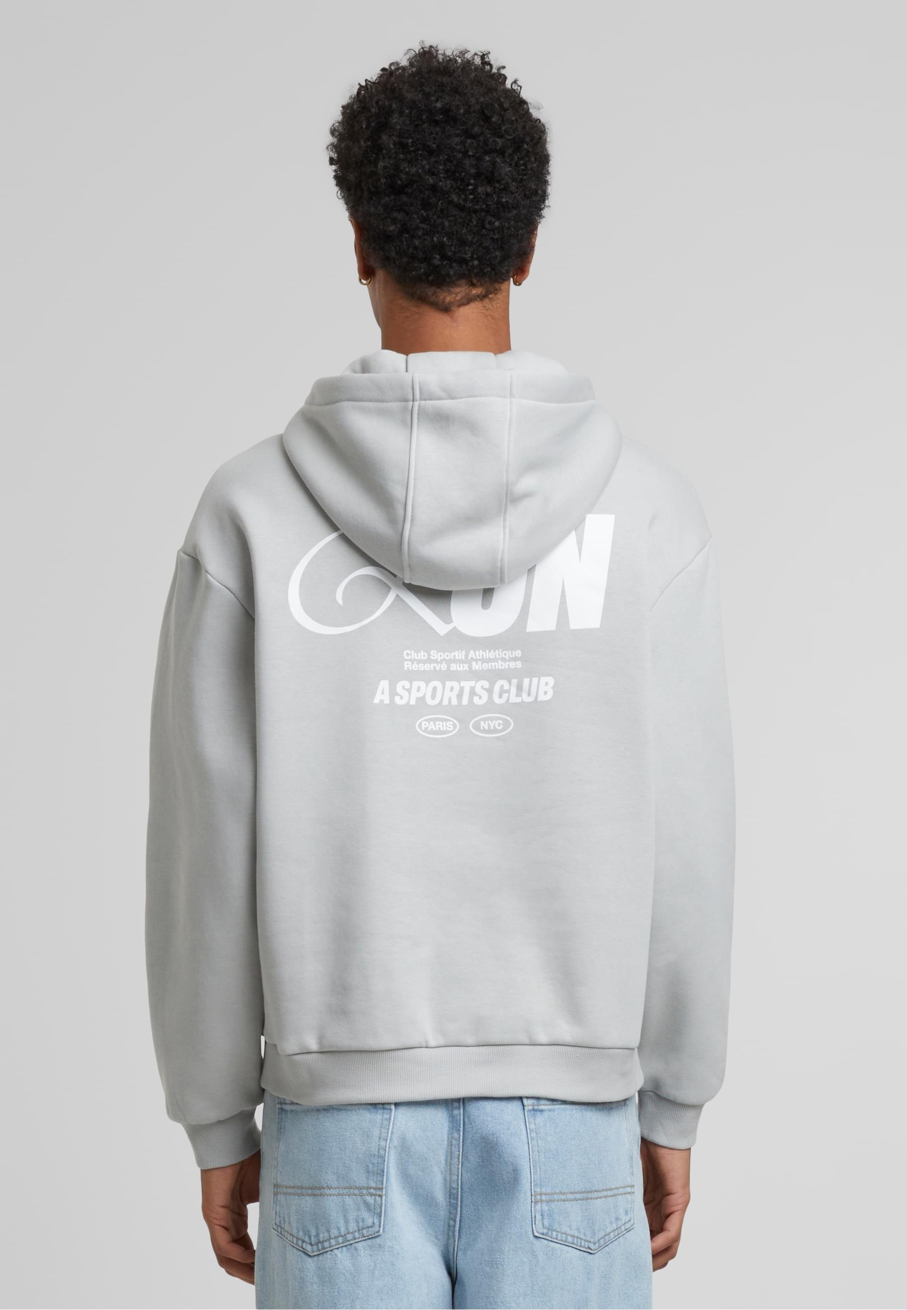 Upscale by Mister Tee Kapuzensweatshirt »Upscale by Mister Tee RUN Sports Club Fluffy Hoody«, (1 tlg.)