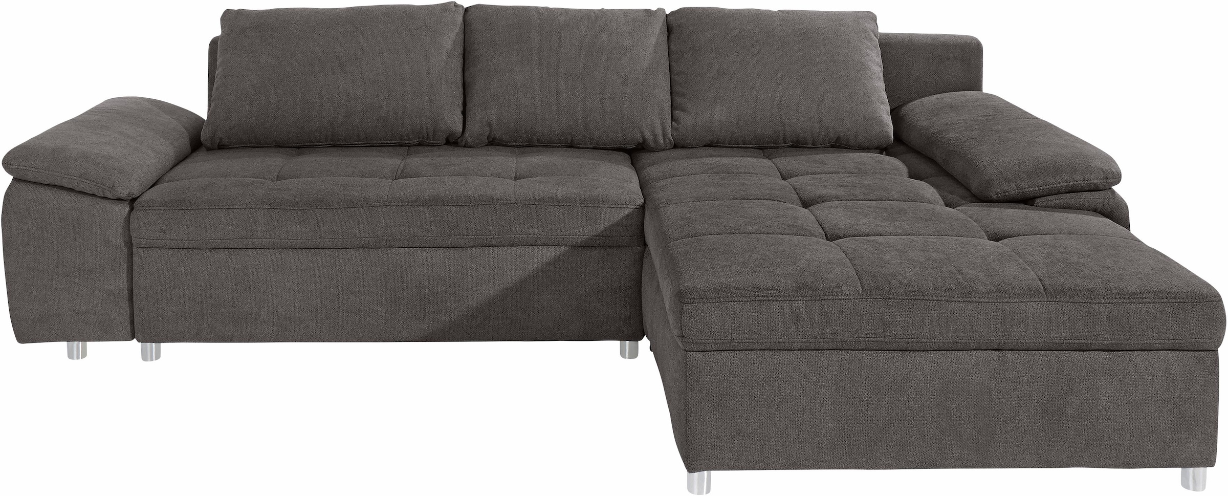 sit&more Ecksofa »Top Bilbao L-Form«, XXL, wahlweise mit Bettfunktion und Bettkasten