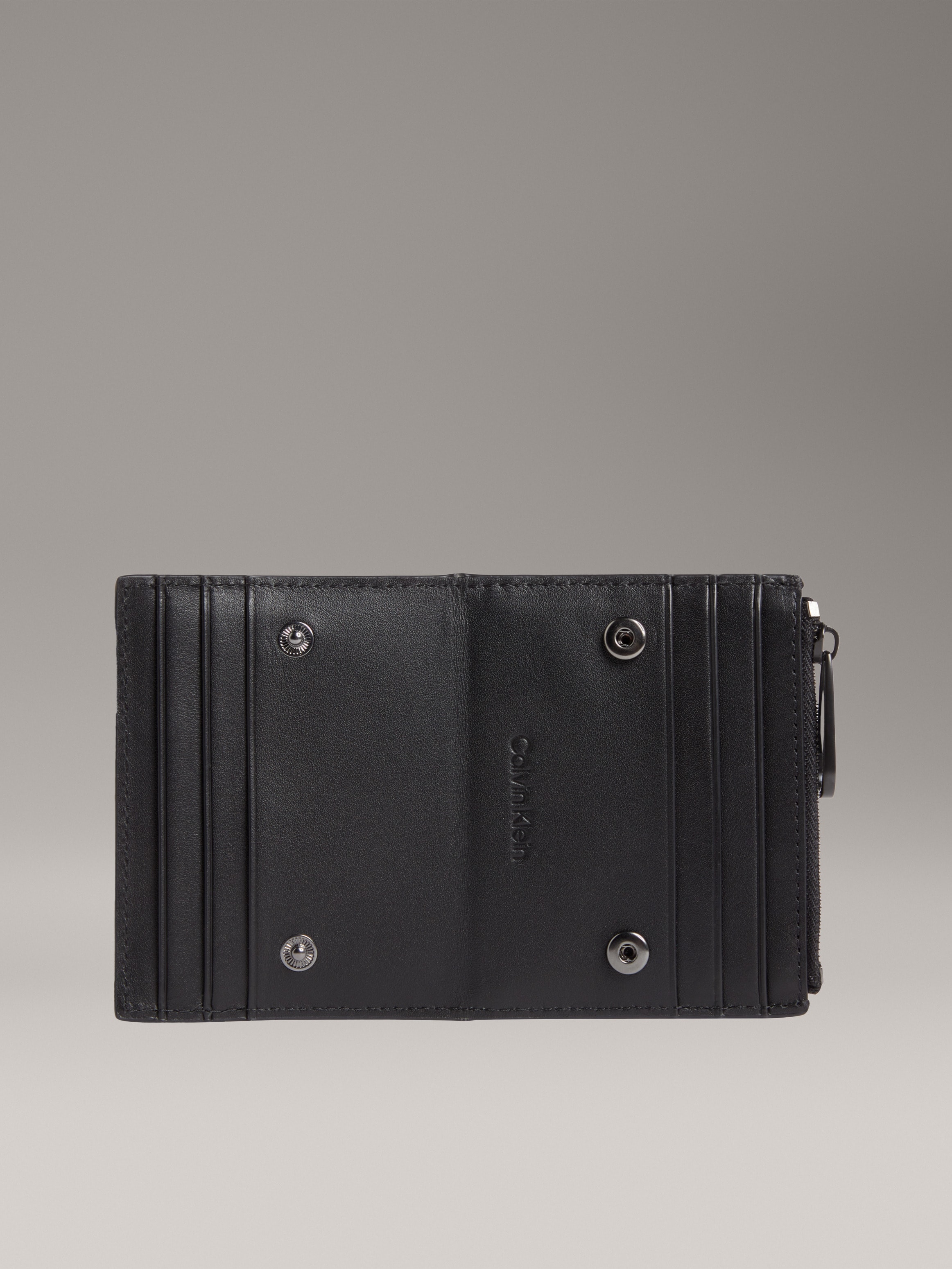 Calvin Klein Kartenetui »CK MUST CARDHOLDER«, Slim Wallet Herren, Mini Geldbörse mit Logo-Schriftzug